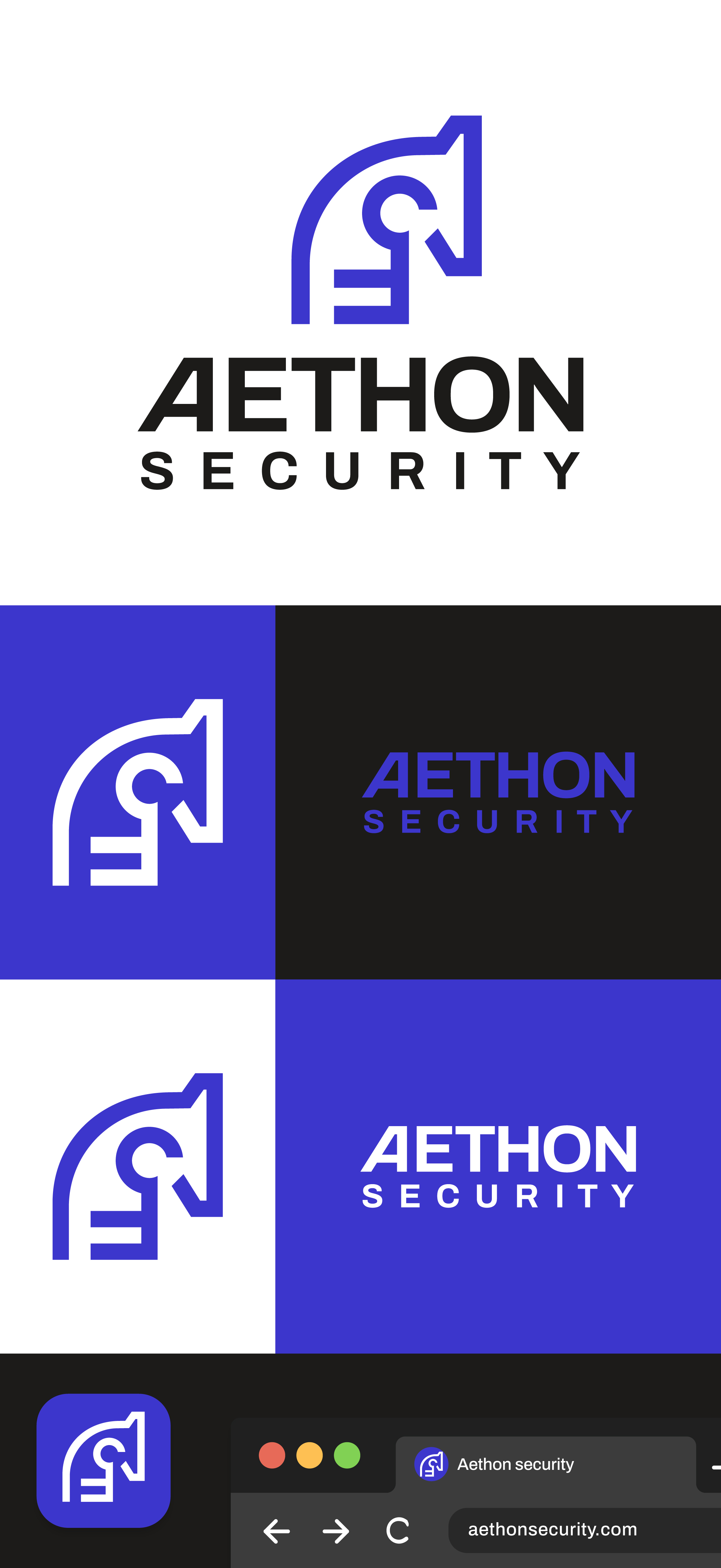 Logo Design by Duvai Studio for Aethon Security | Design #37452614