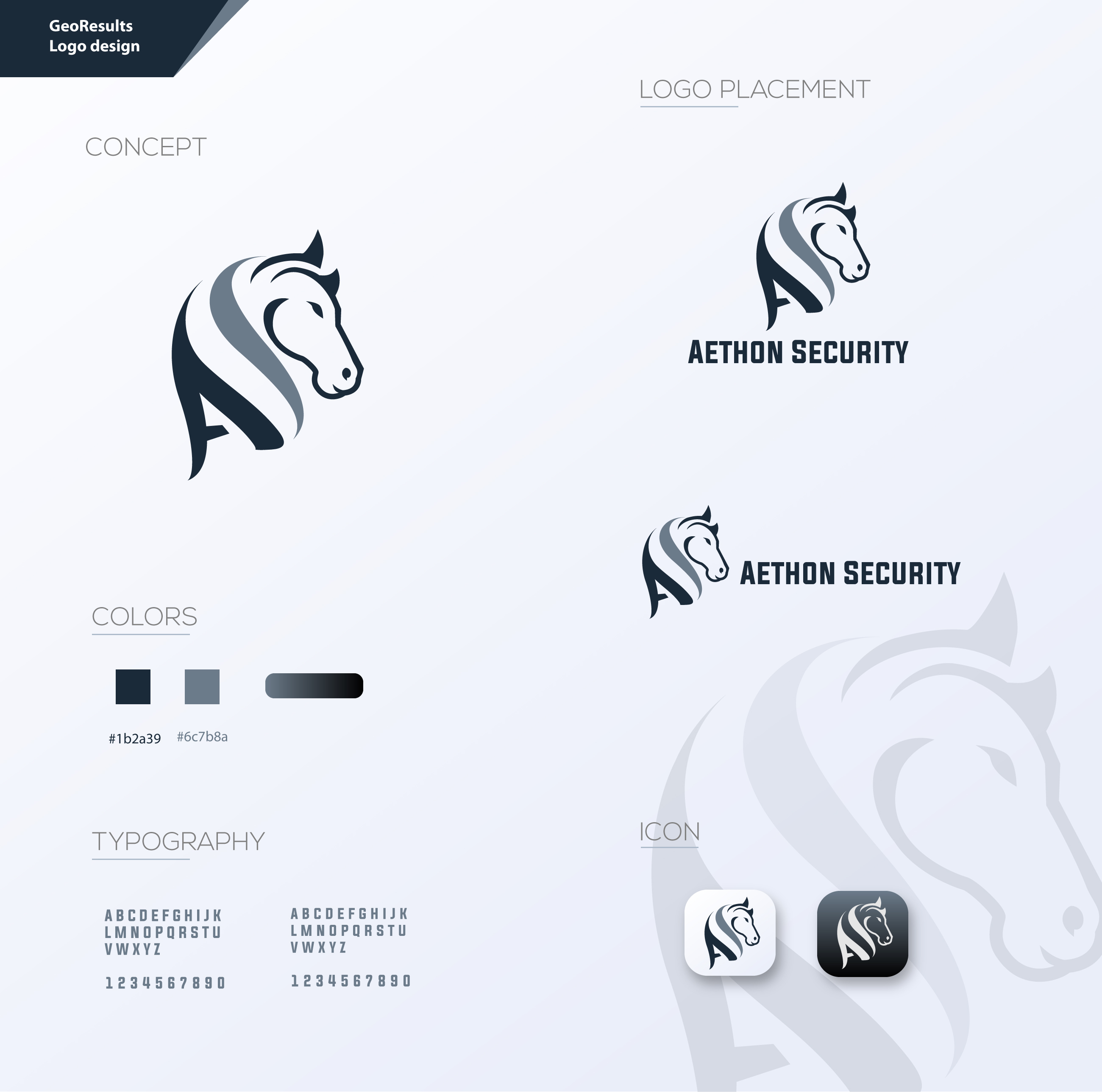 Logo Design by Zip Zap for Aethon Security | Design #37456297
