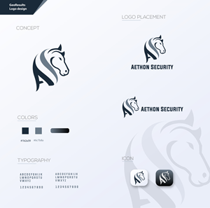 Logo Design by Zip Zap for Aethon Security | Design: #37456297