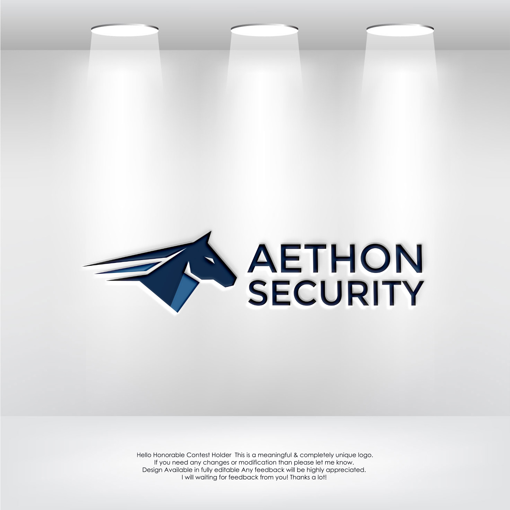 Logo Design by LogoEon for Aethon Security | Design #37448826