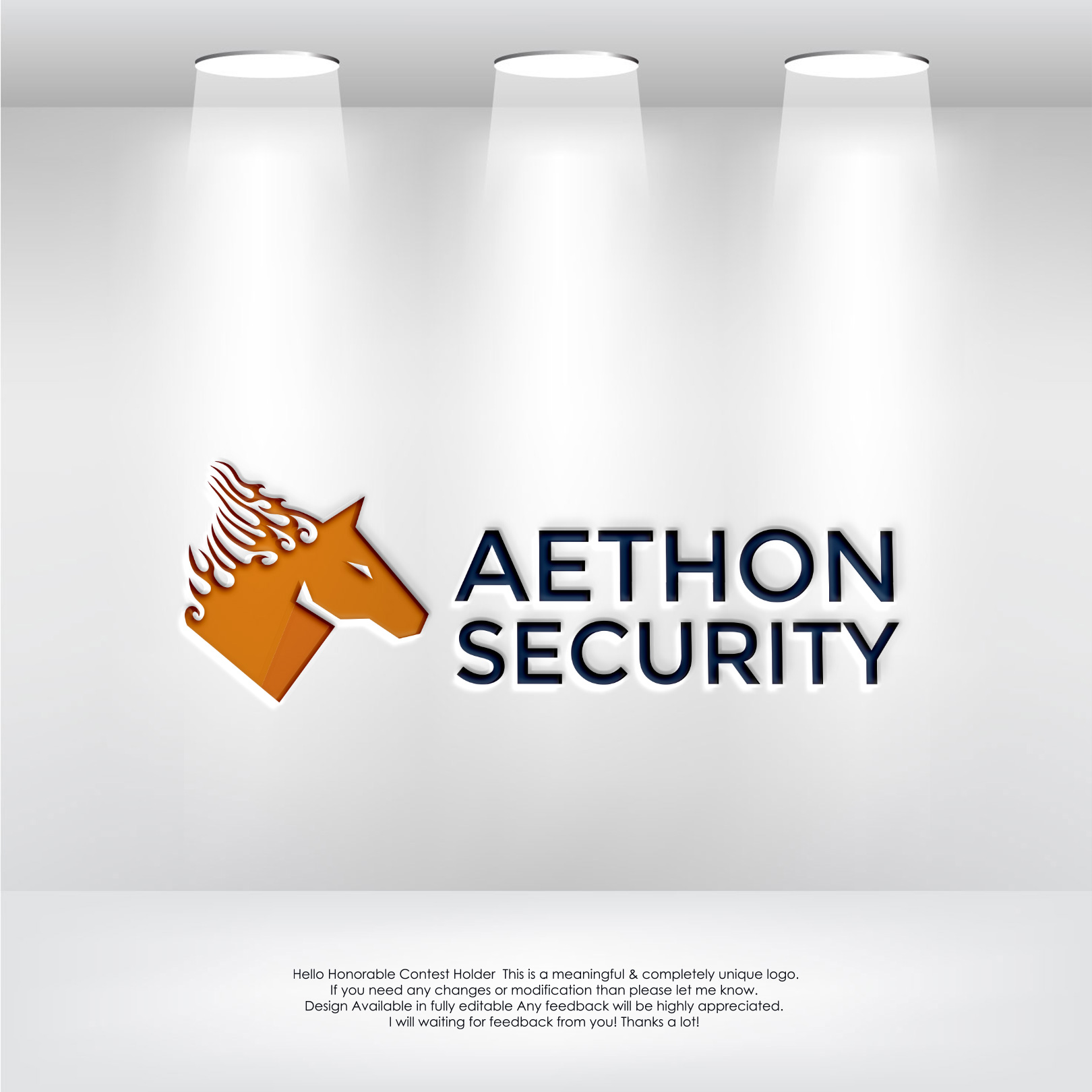 Logo Design by LogoEon for Aethon Security | Design #37463521