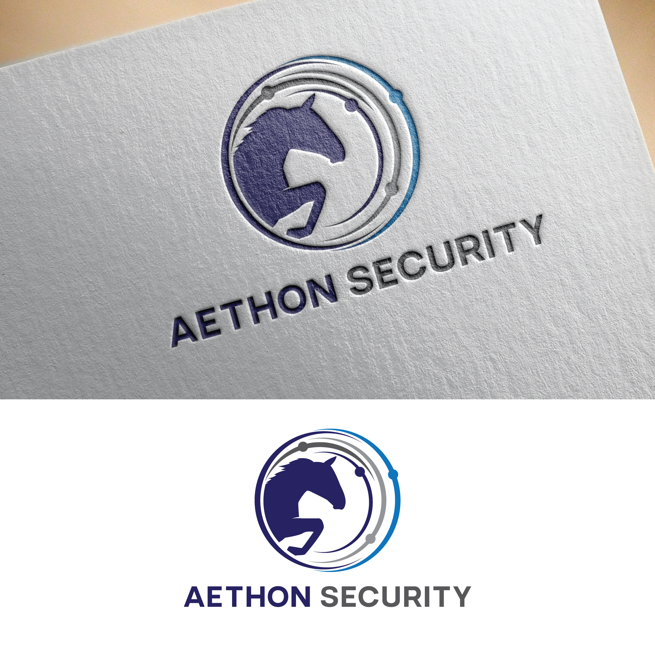 Logo Design by jhunzkie24 for Aethon Security | Design #37449715