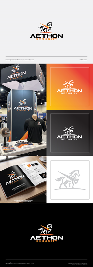 Logo Design by Gol D Roger™ for Aethon Security | Design: #37455670