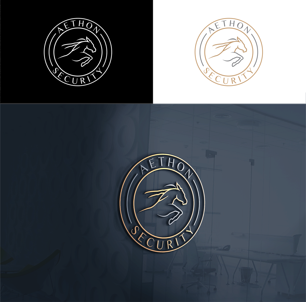 Logo Design by RA-bica for Aethon Security | Design #37454598