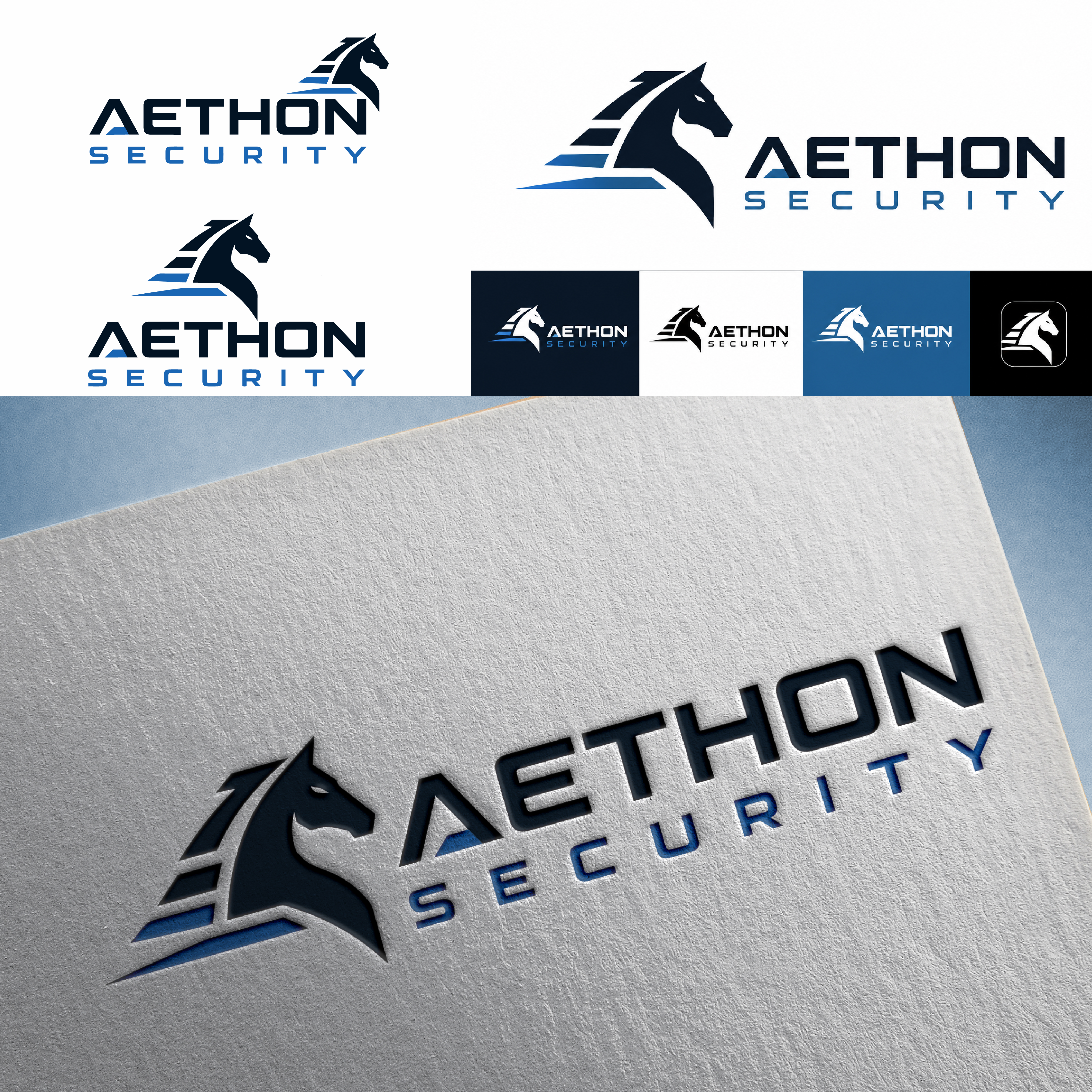 Logo Design by Shariqology for Aethon Security | Design #37453486