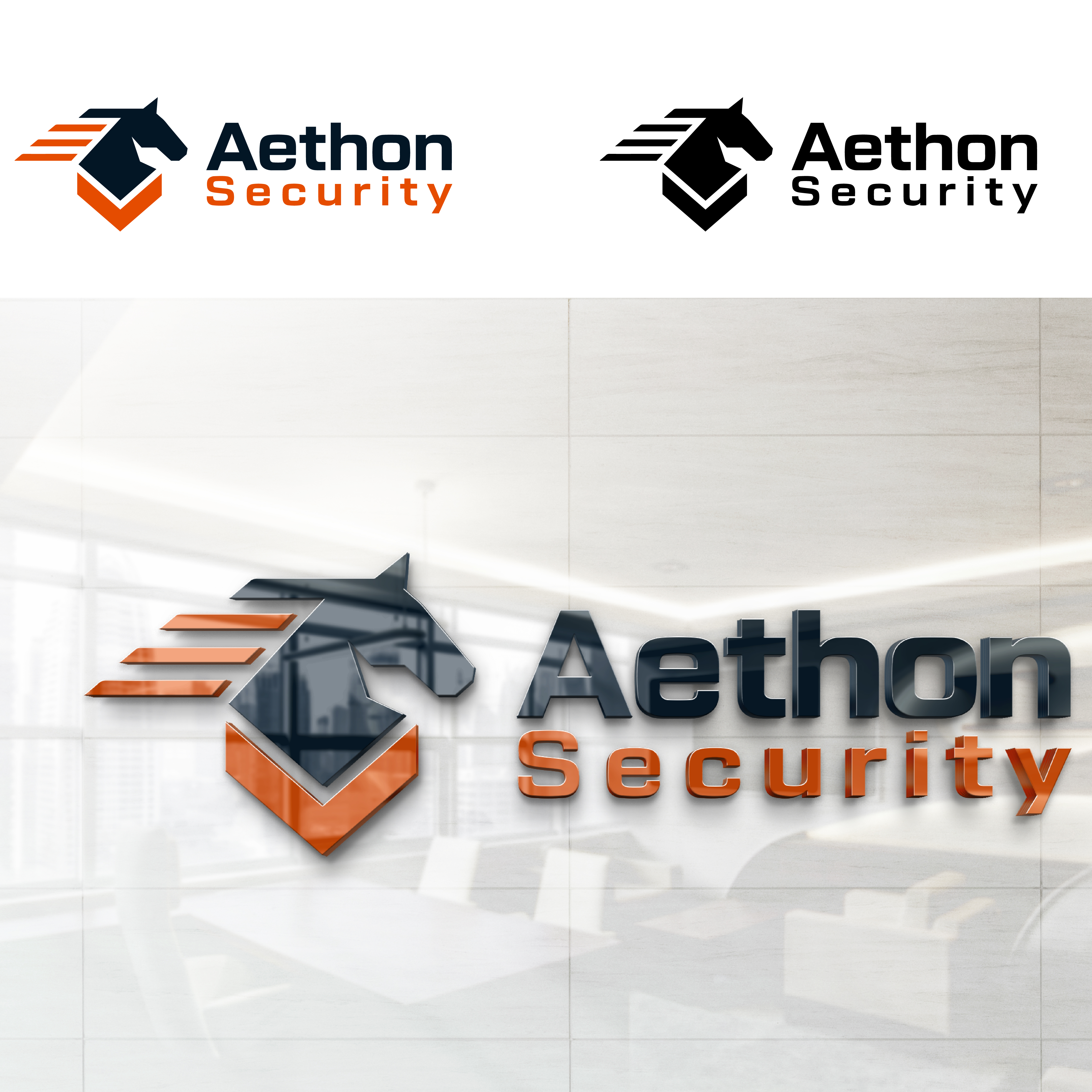 Logo Design by Shariqology for Aethon Security | Design #37460917