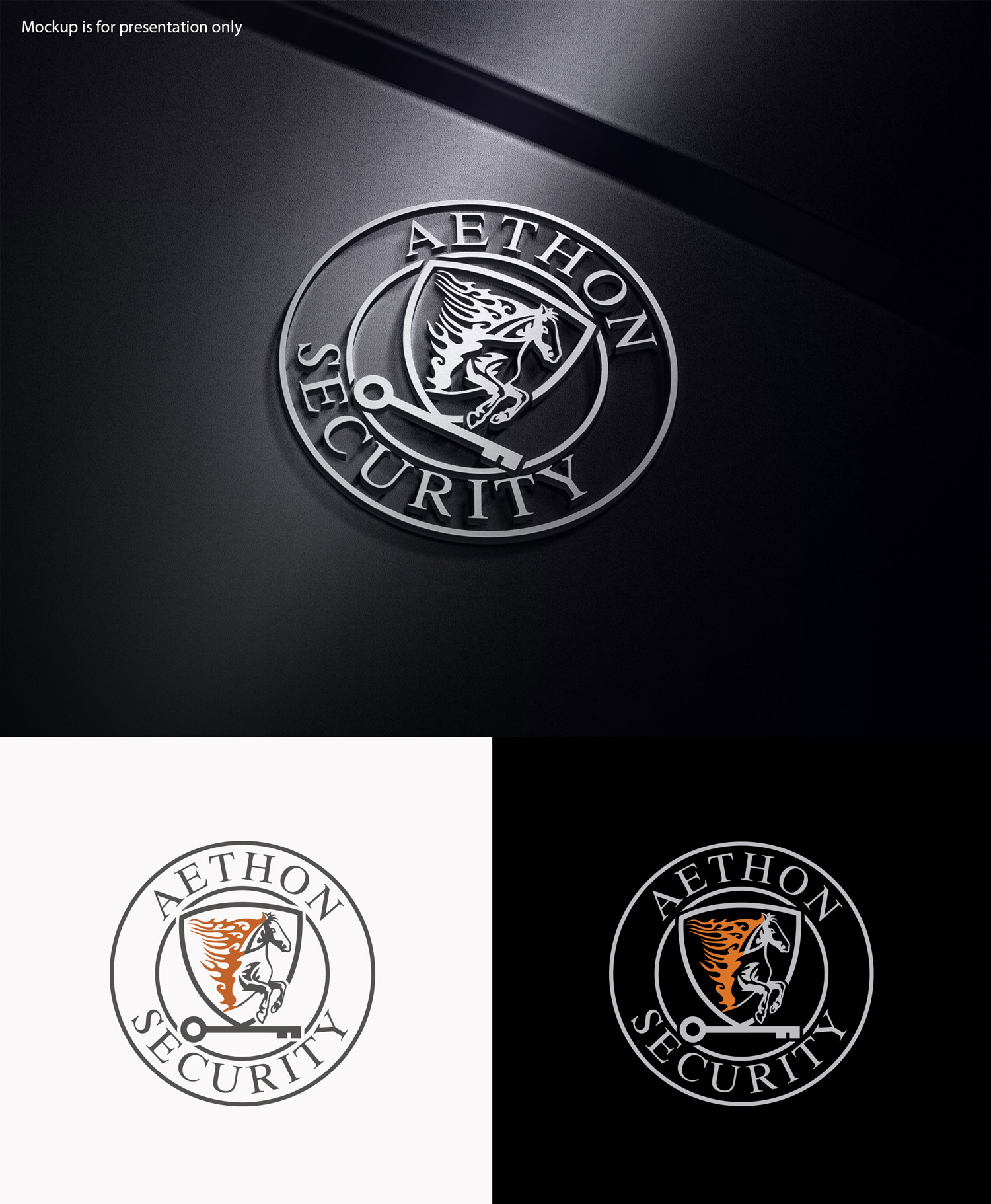 Logo Design by M Art & Design for Aethon Security | Design #37456372