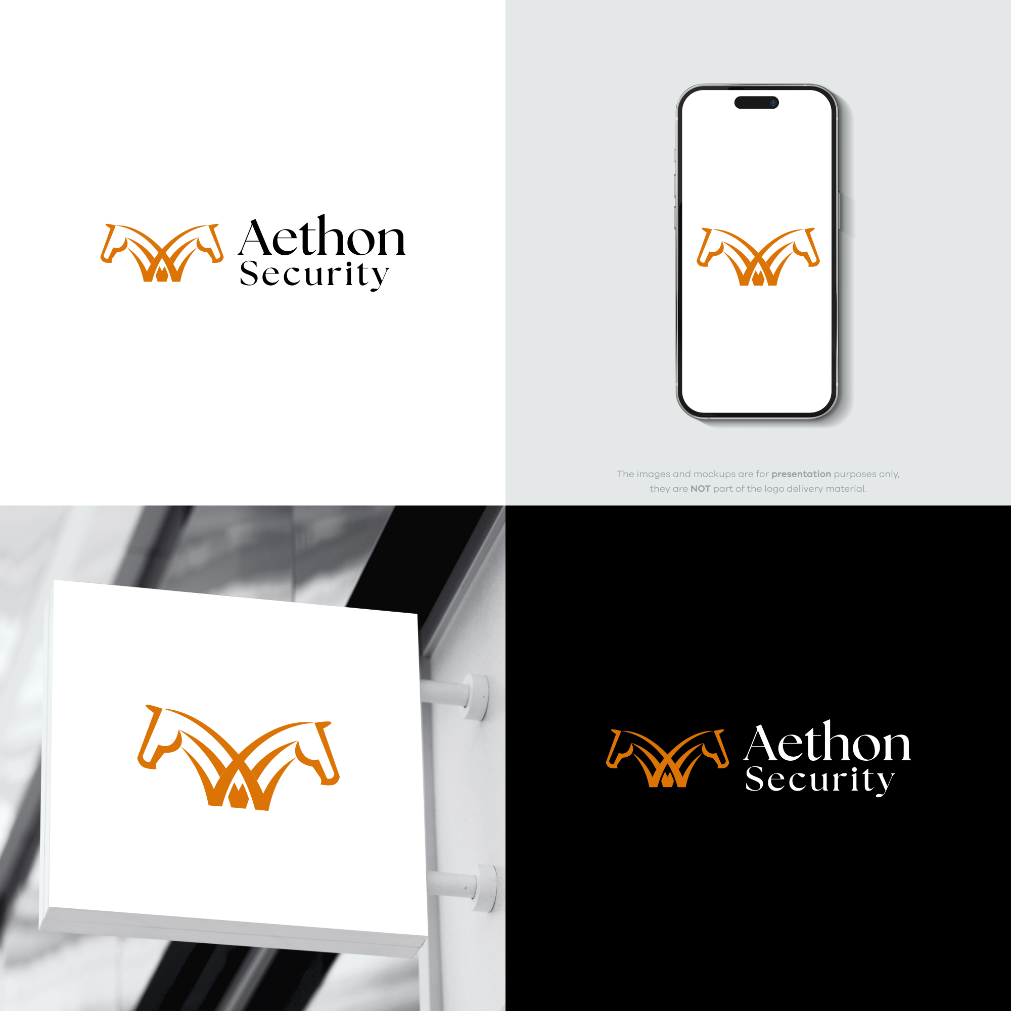 Logo Design by Royco for Aethon Security | Design #37449905