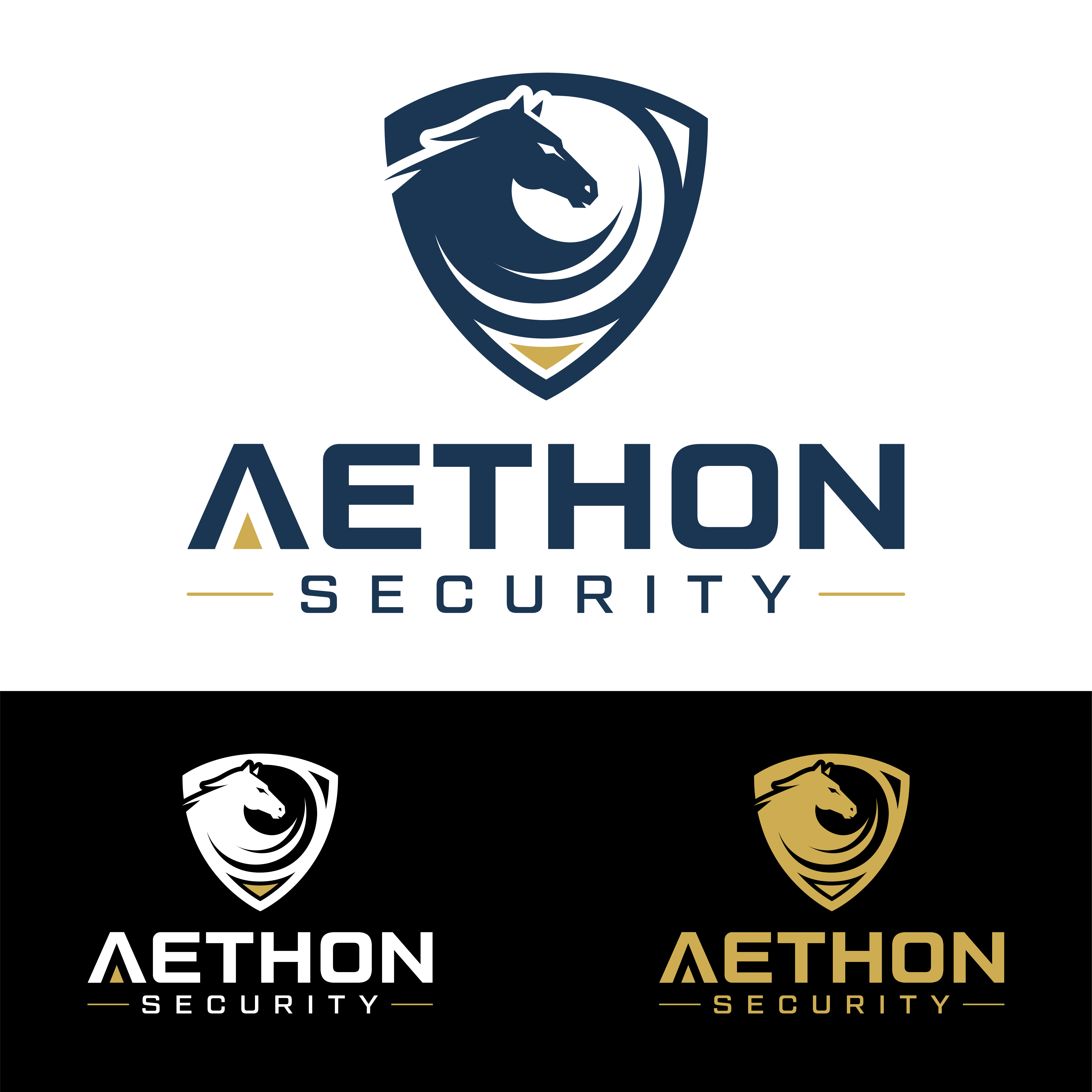 Logo Design by John Mark Arts for Aethon Security | Design #37448824