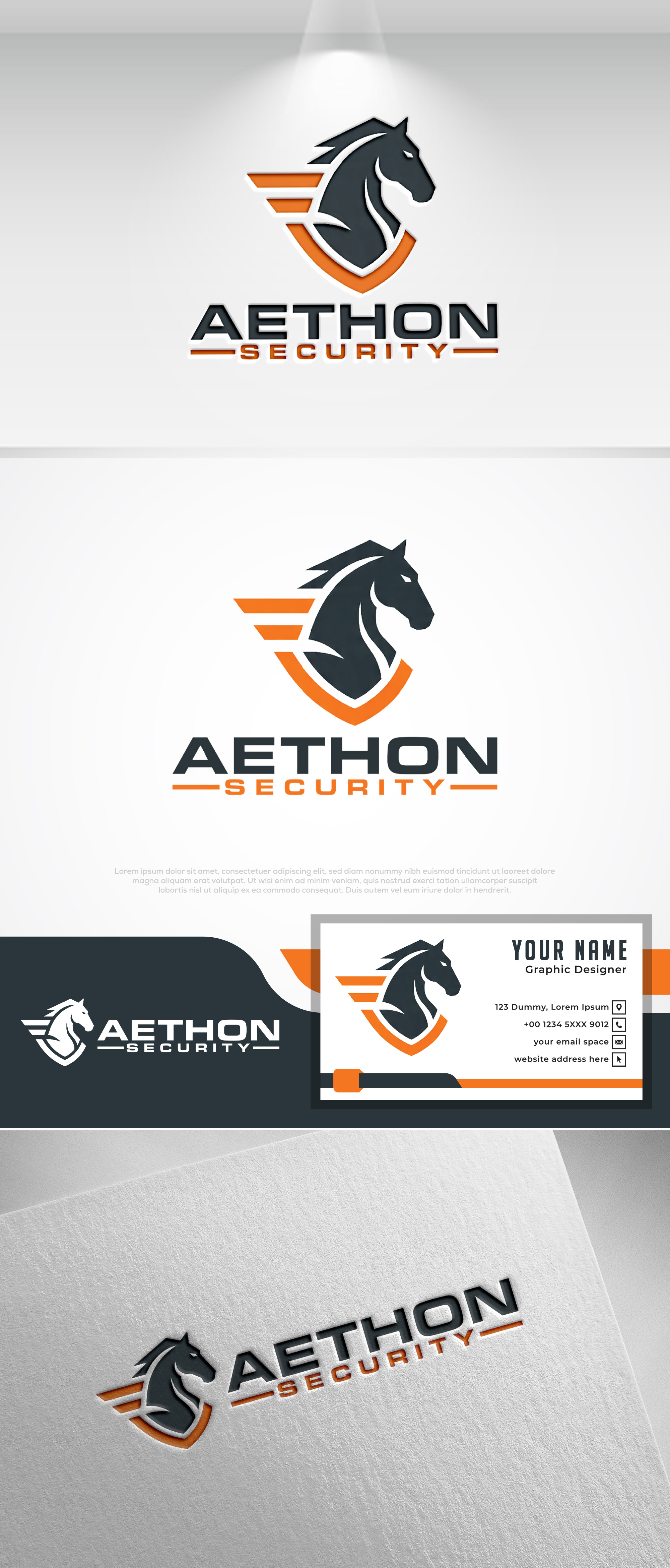 Logo Design by InkPilot_Studio™ for Aethon Security | Design #37450690