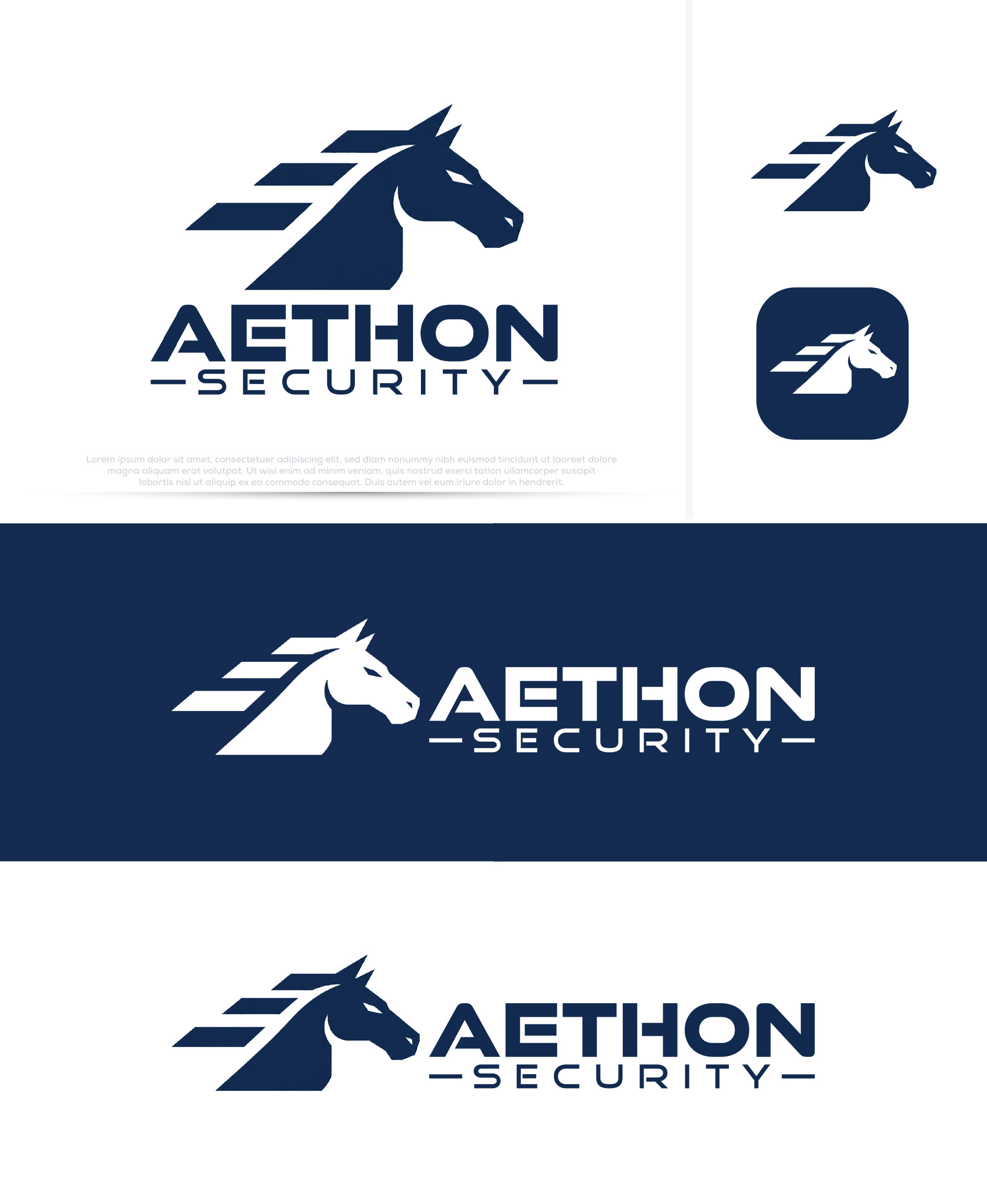 Logo Design by InkPilot_Studio™ for Aethon Security | Design #37450697