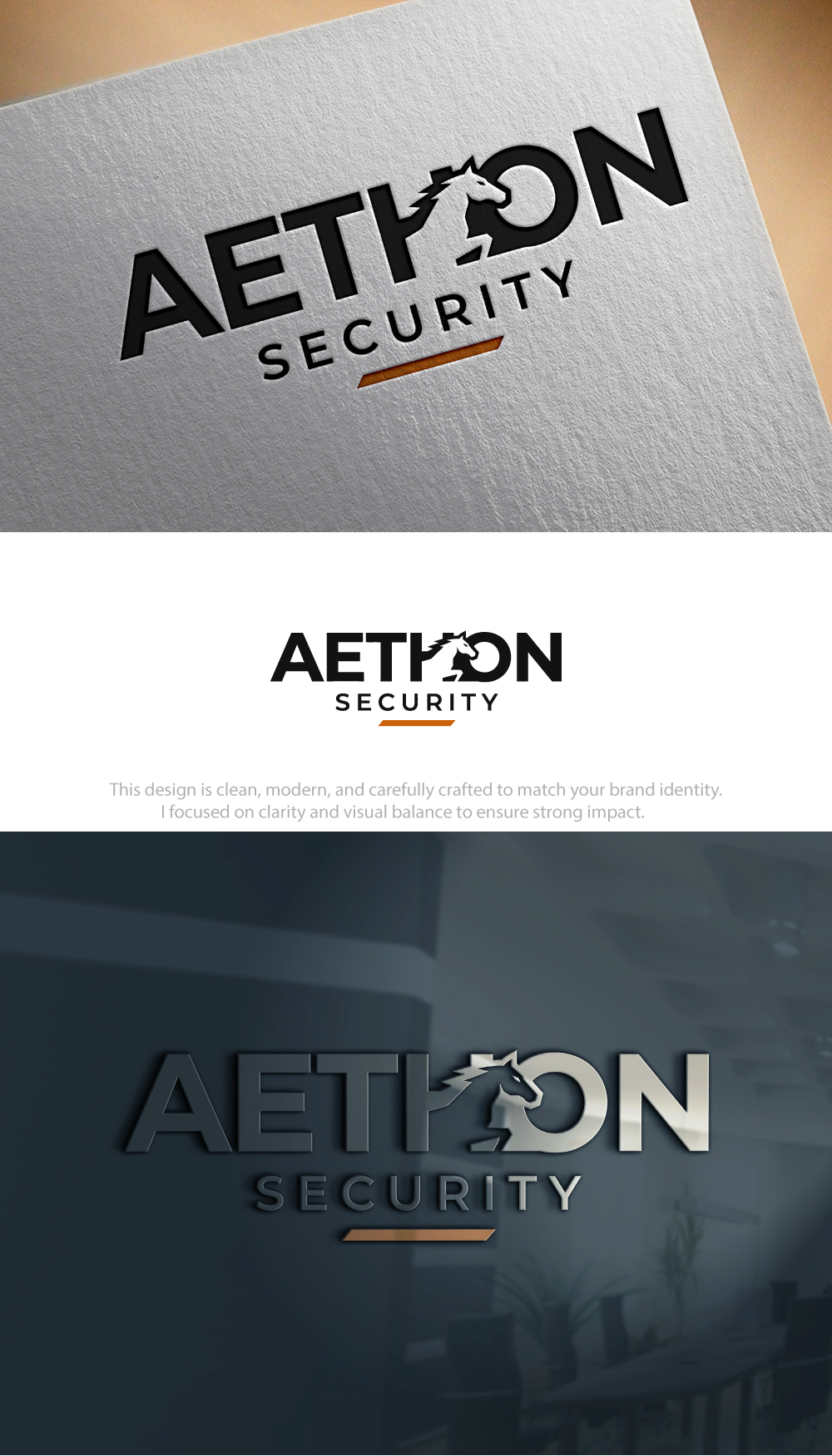 Logo Design by Hamza  Al-Muttalib for Aethon Security | Design #37448704