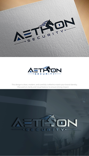 Logo Design by Hamza  Al-Muttalib for Aethon Security | Design: #37448705