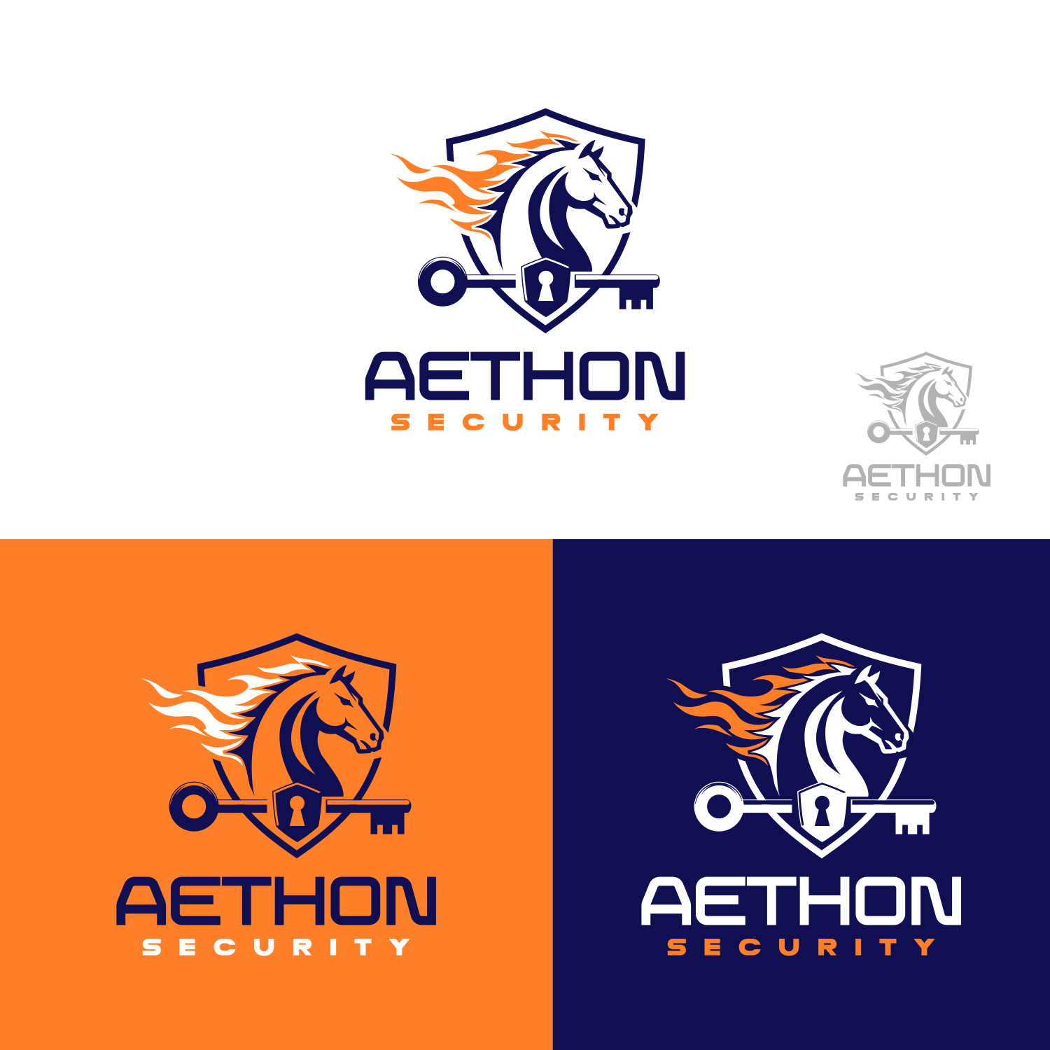 Logo Design by Reya Ngamuxz for Aethon Security | Design #37458014