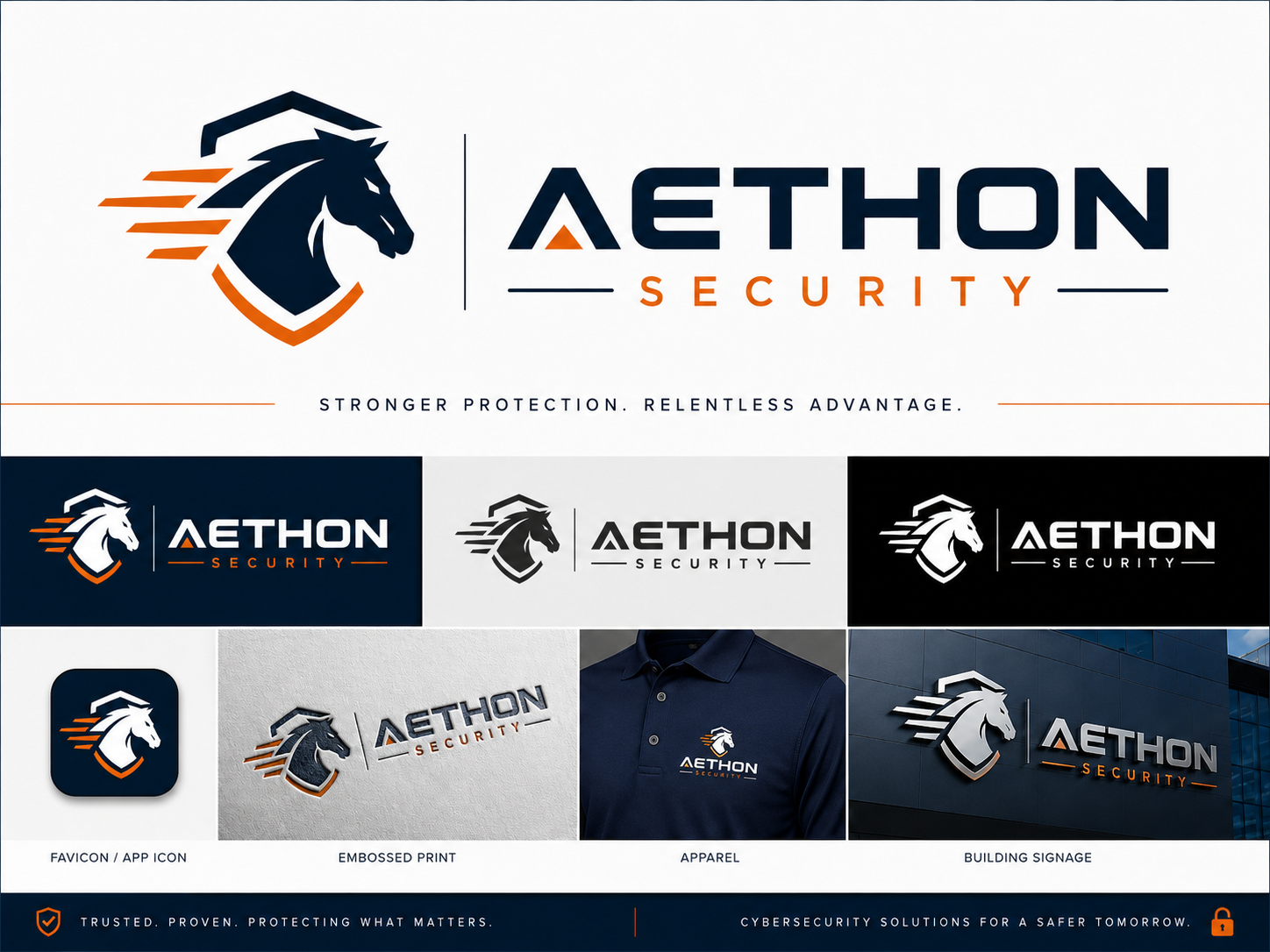 Logo Design by Fiyaz Zaman for Aethon Security | Design #37455812