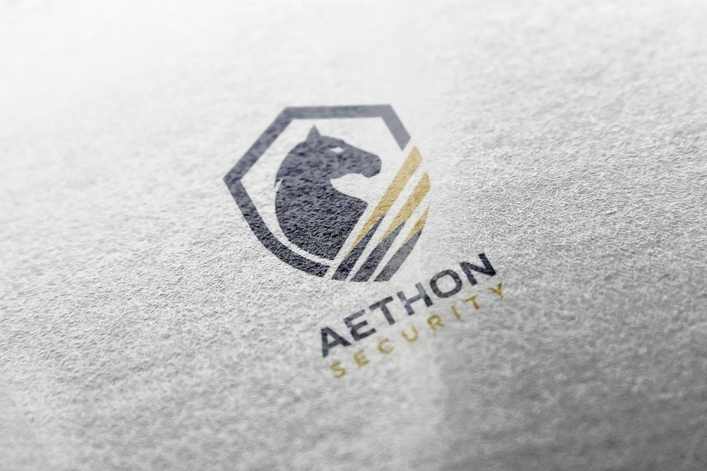 Logo Design by B.Wheeler for Aethon Security | Design #37469007