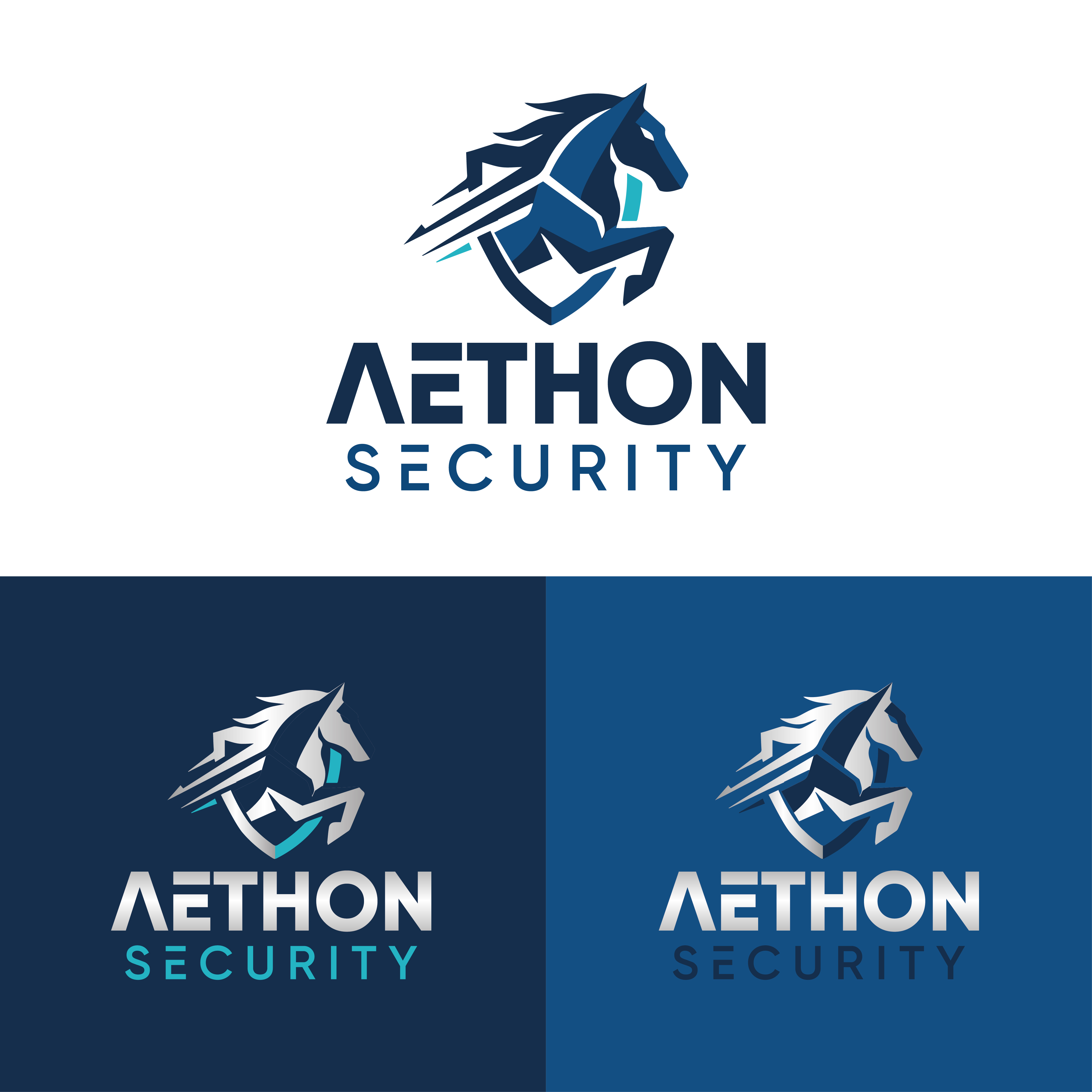 Logo Design by "Checkmate" for Aethon Security | Design #37455491