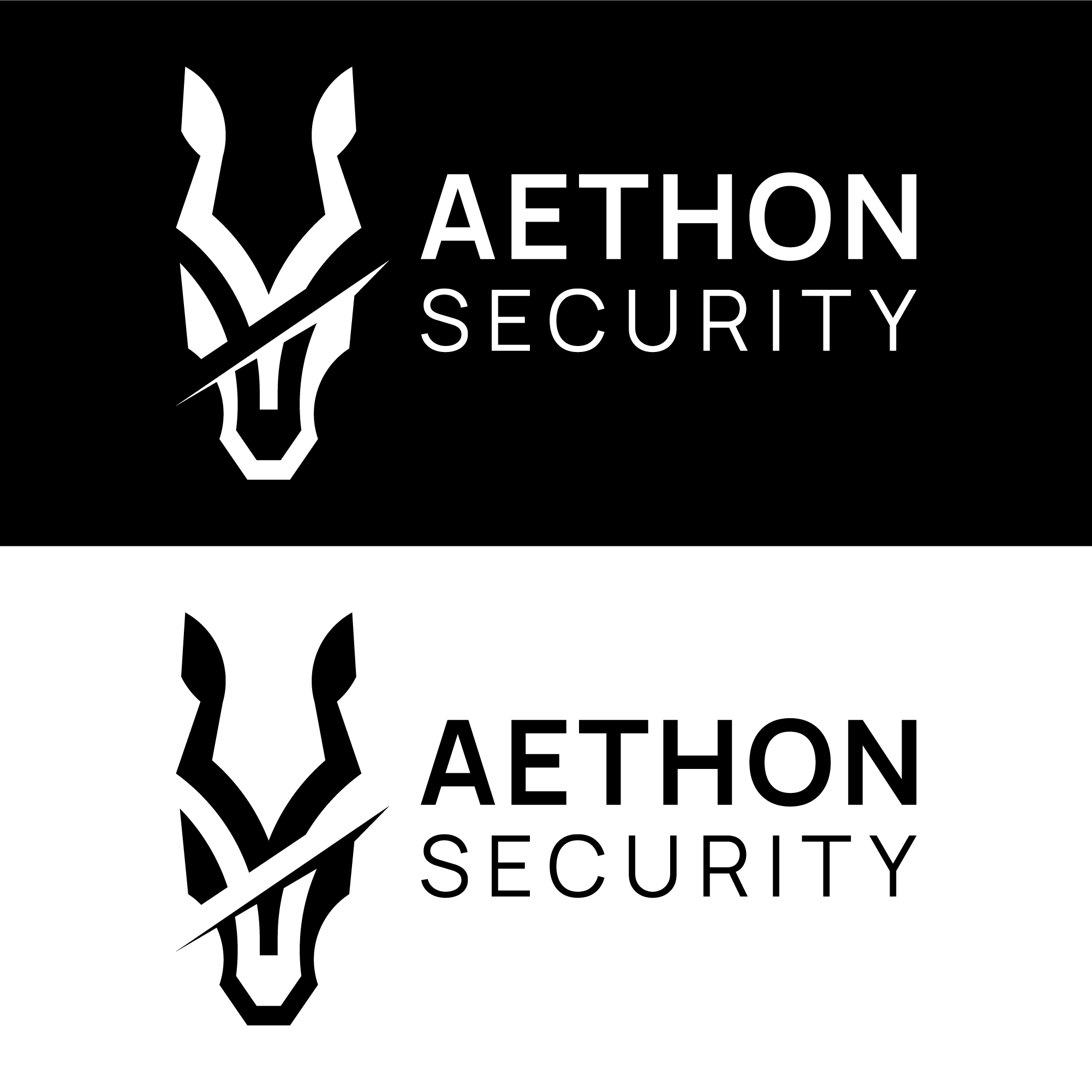 Logo Design by Marcela Alberti for Aethon Security | Design #37461402