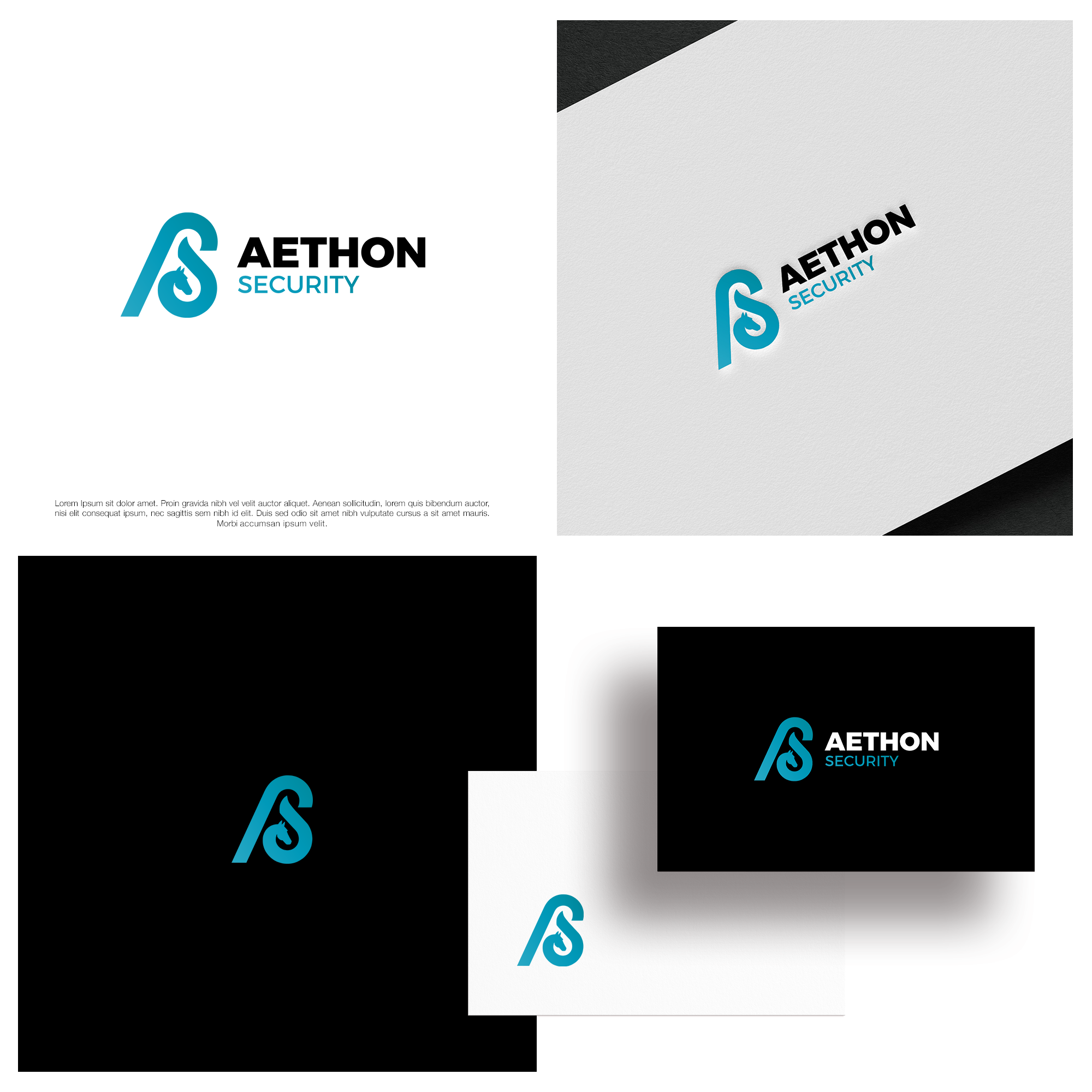 Logo Design by VisualFlava for Aethon Security | Design #37464333