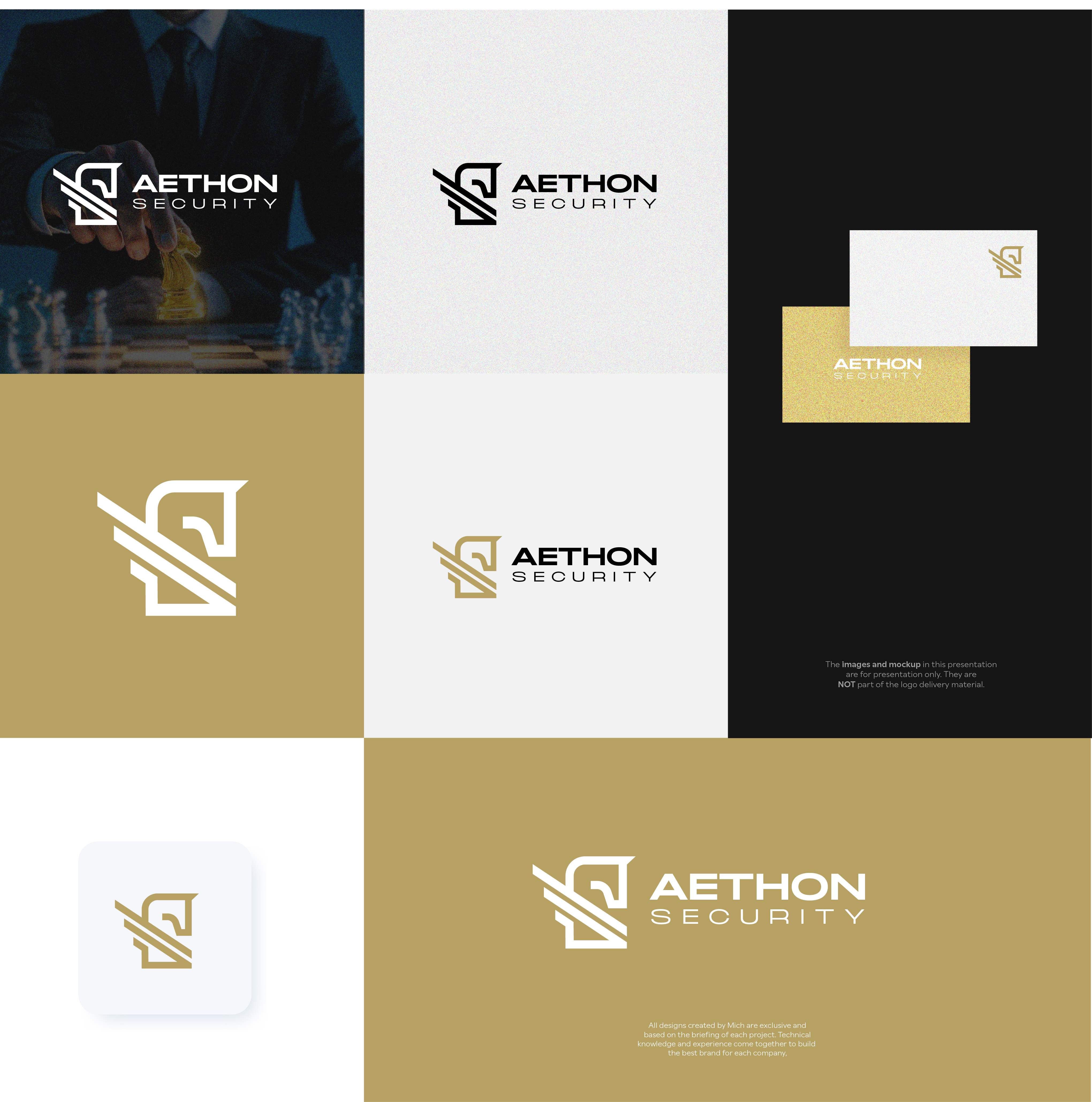 Logo Design by MICH® for Aethon Security | Design #37449738