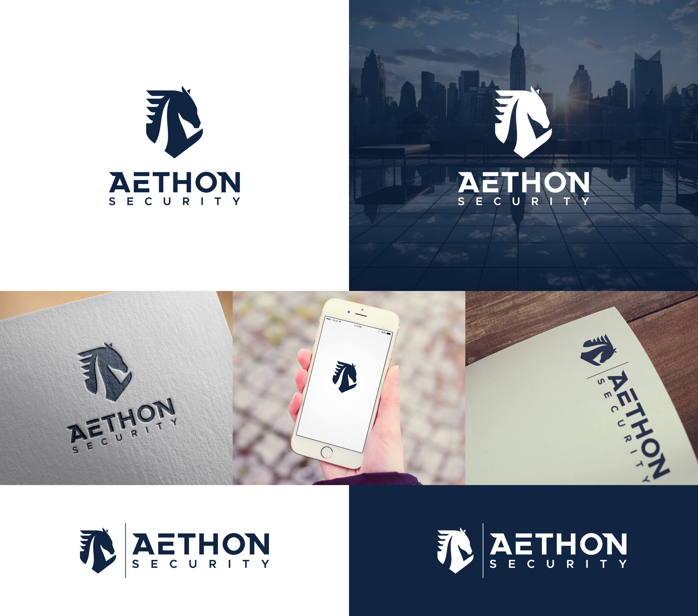 Logo Design by NineOwl for Aethon Security | Design #37450344