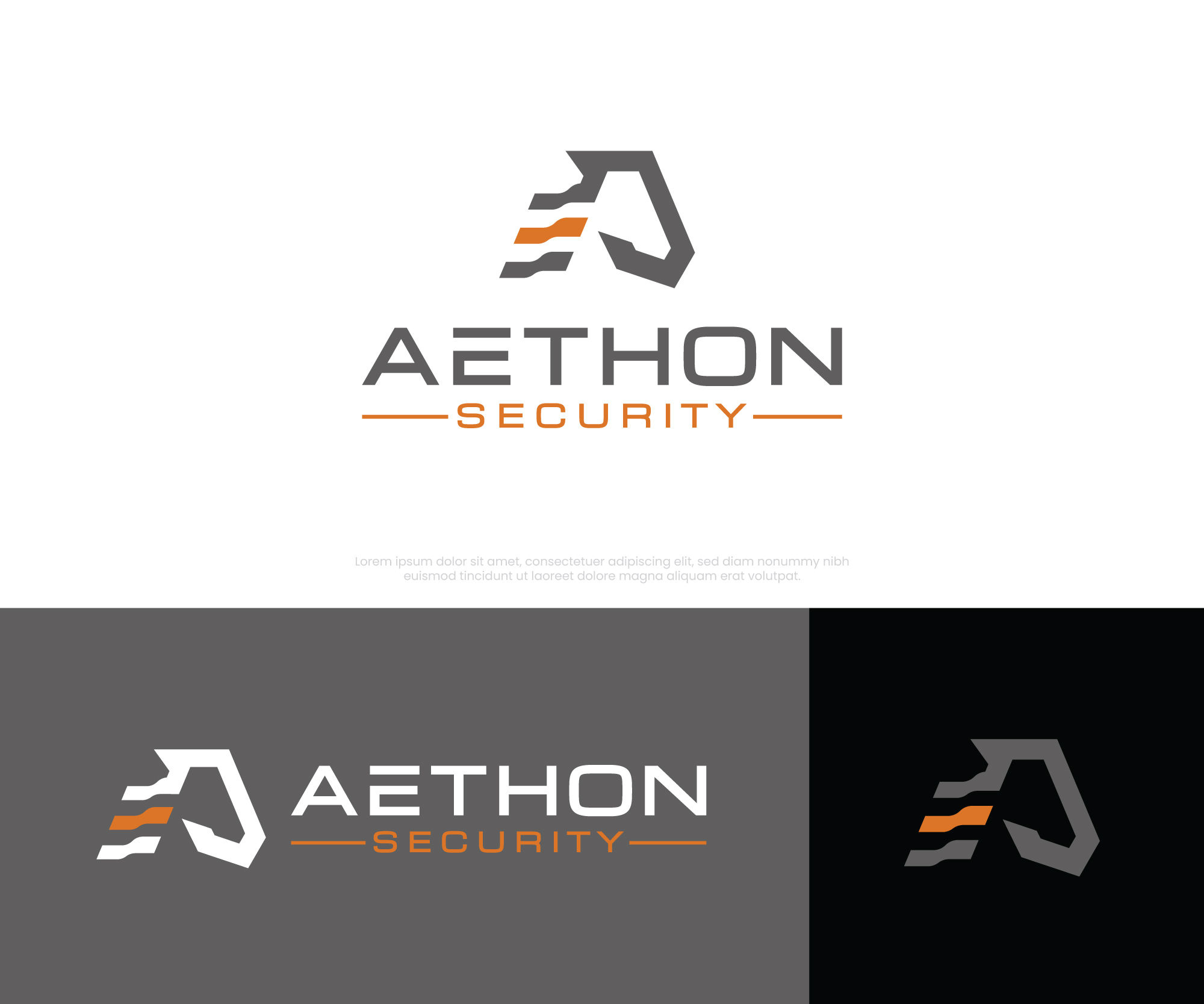 Logo Design by Floc Studio for Aethon Security | Design #37453629