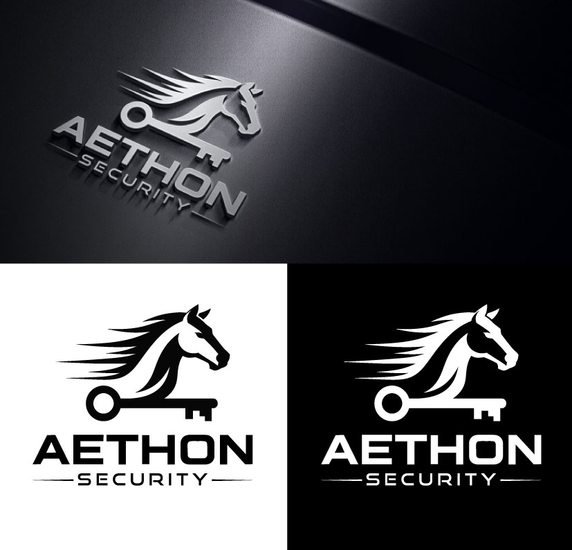Logo Design by Chanel graphics for Aethon Security | Design #37448727