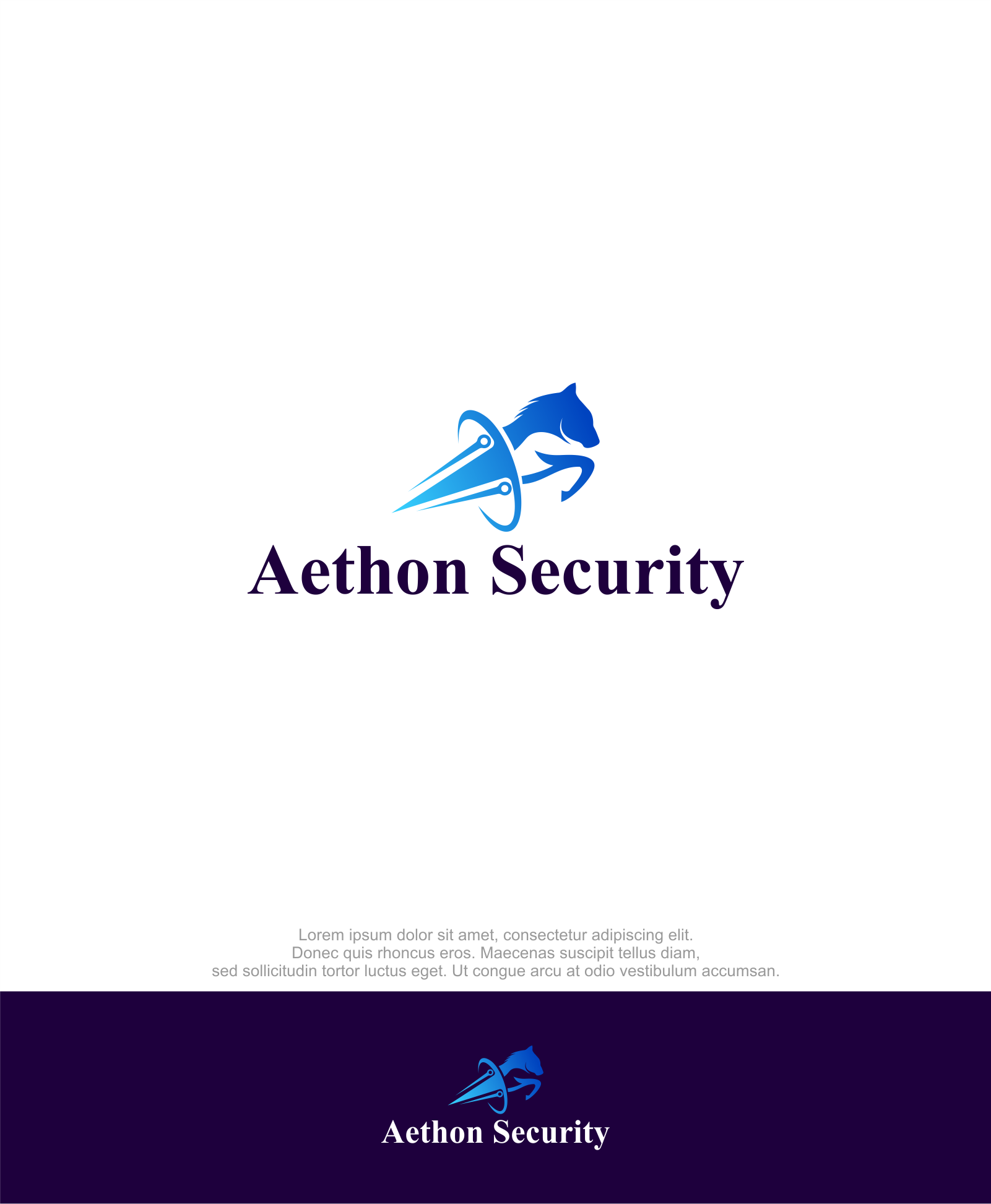 Logo Design by M.Syaiful Huda for Aethon Security | Design #37447942