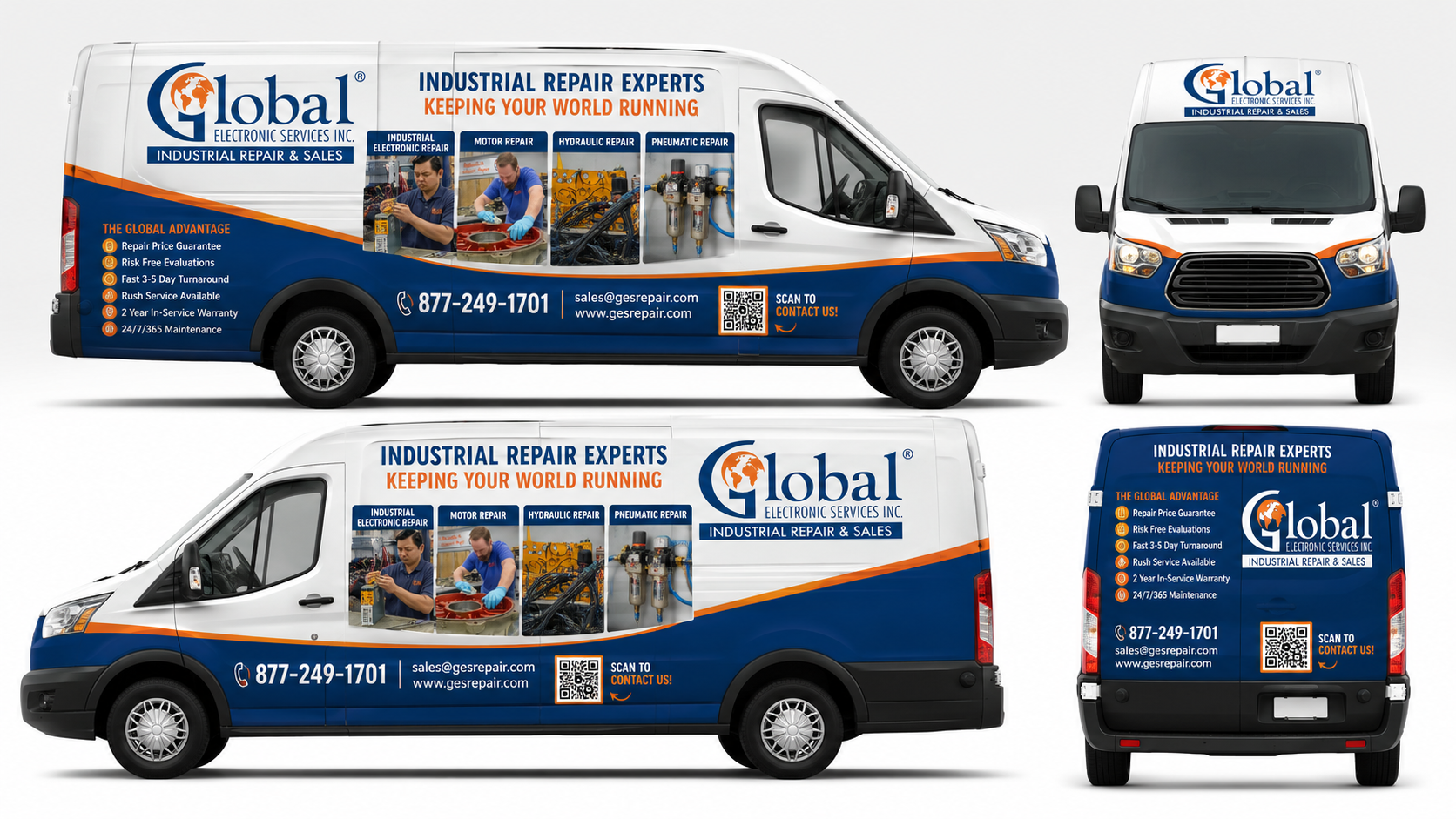 Graphic Design by Wozaari Digital for Global Electronic Services, Inc. | Design #37457634
