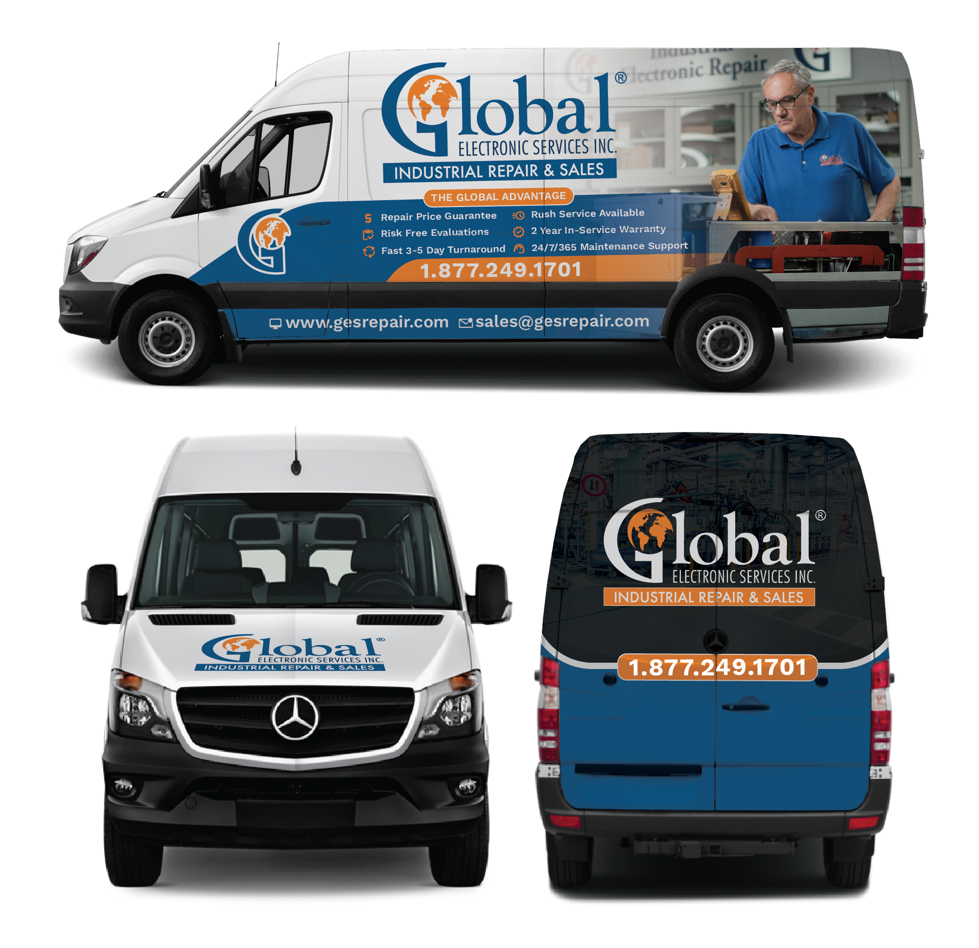 Graphic Design by Talha Ahmad for Global Electronic Services, Inc. | Design #37451051