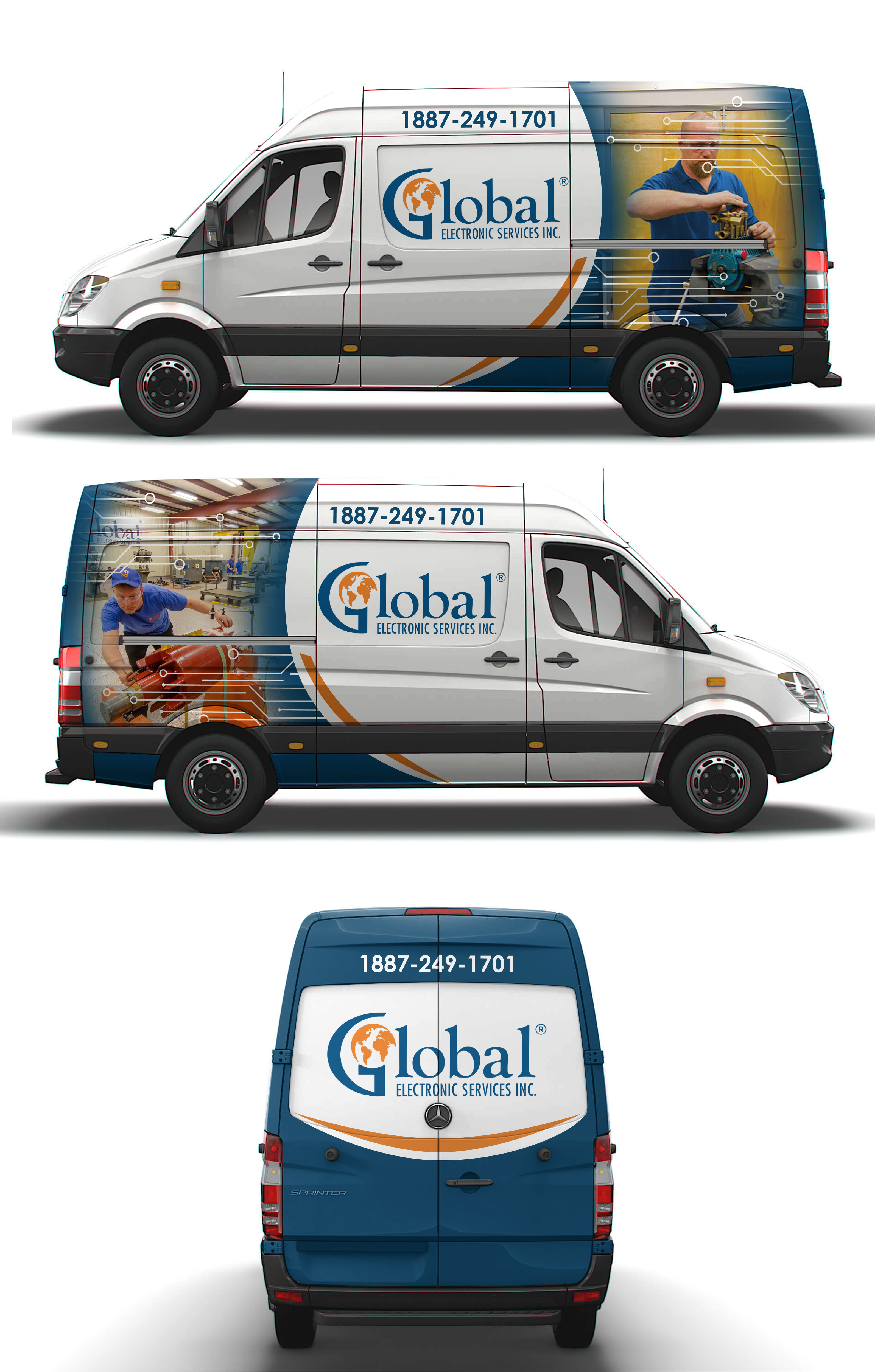Diseño Gráfico por Gina solution para Global Electronic Services, Inc. | Diseño #37459955