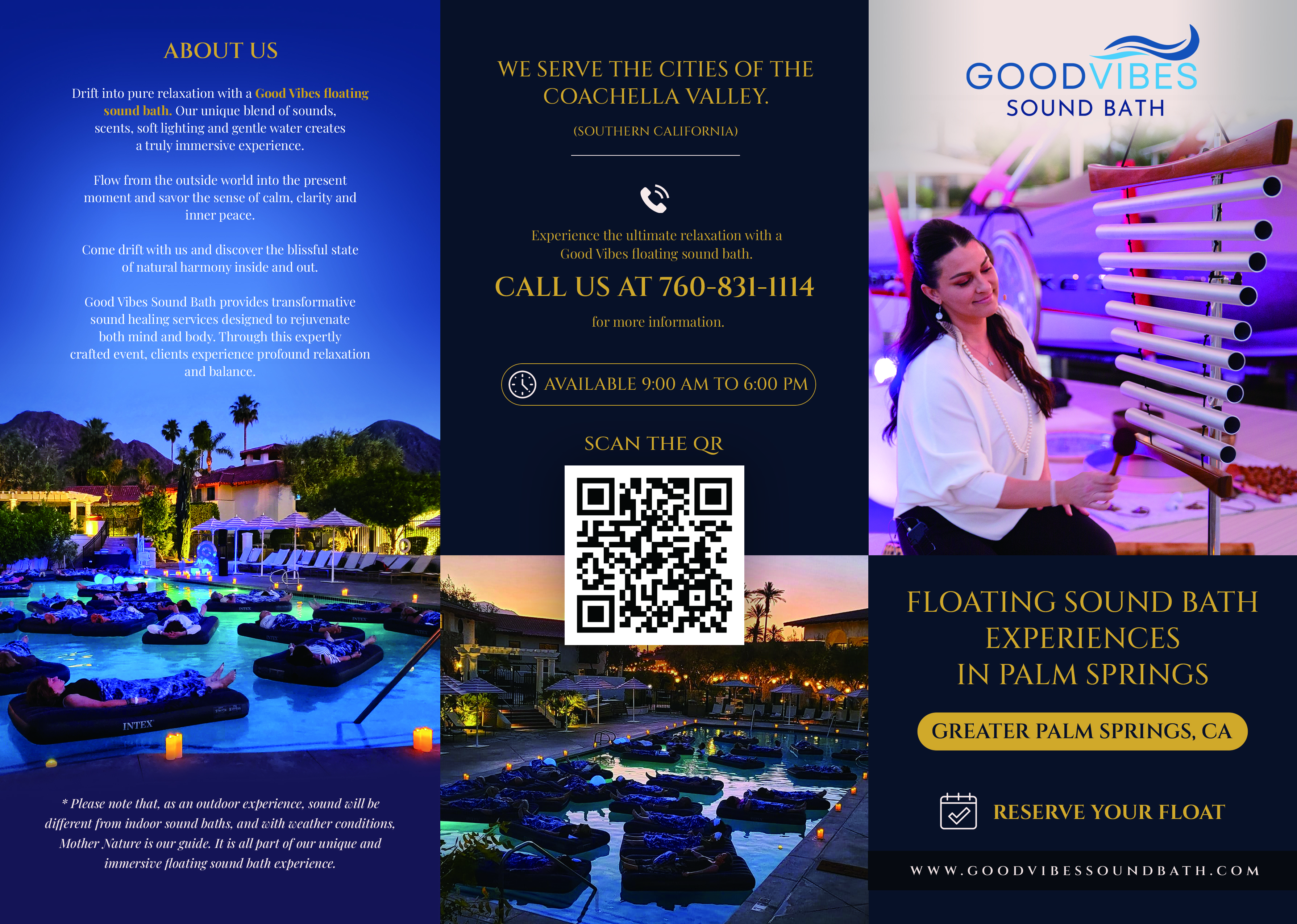 Graphic Design by @u9icorngraphix for Good Vibes Sound Bath  | Design #37454726