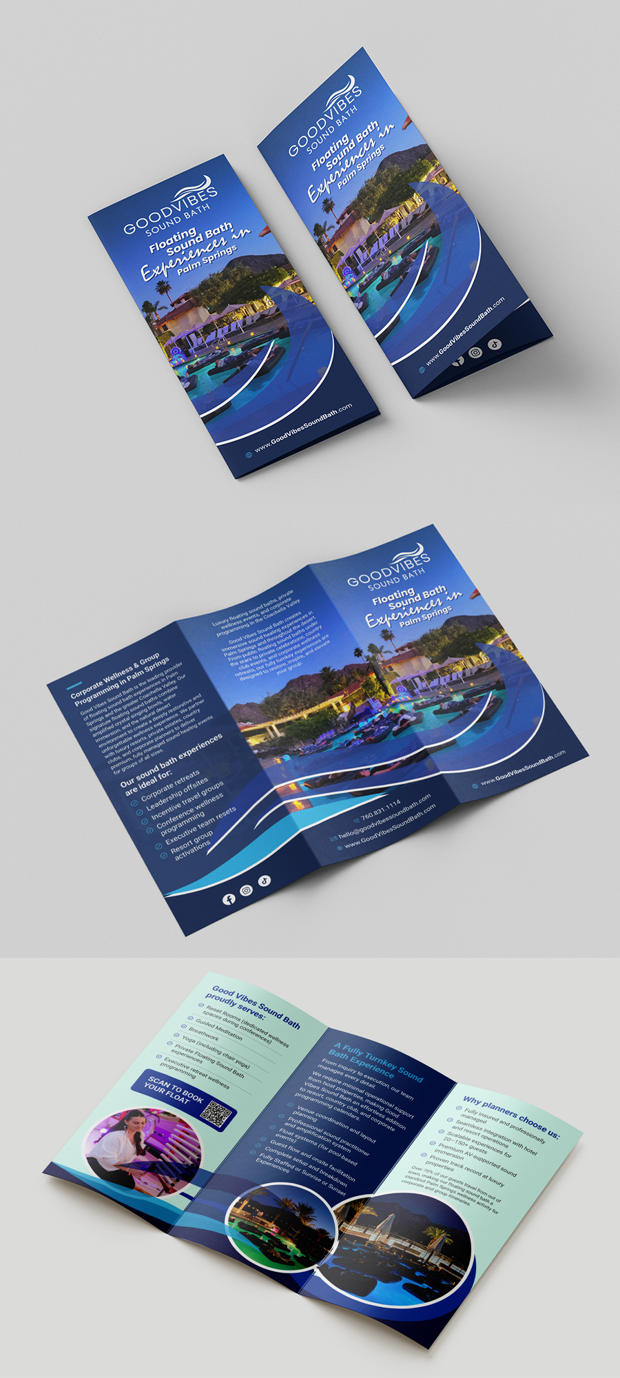 Graphic Design by OwnDesign for Good Vibes Sound Bath  | Design #37454222