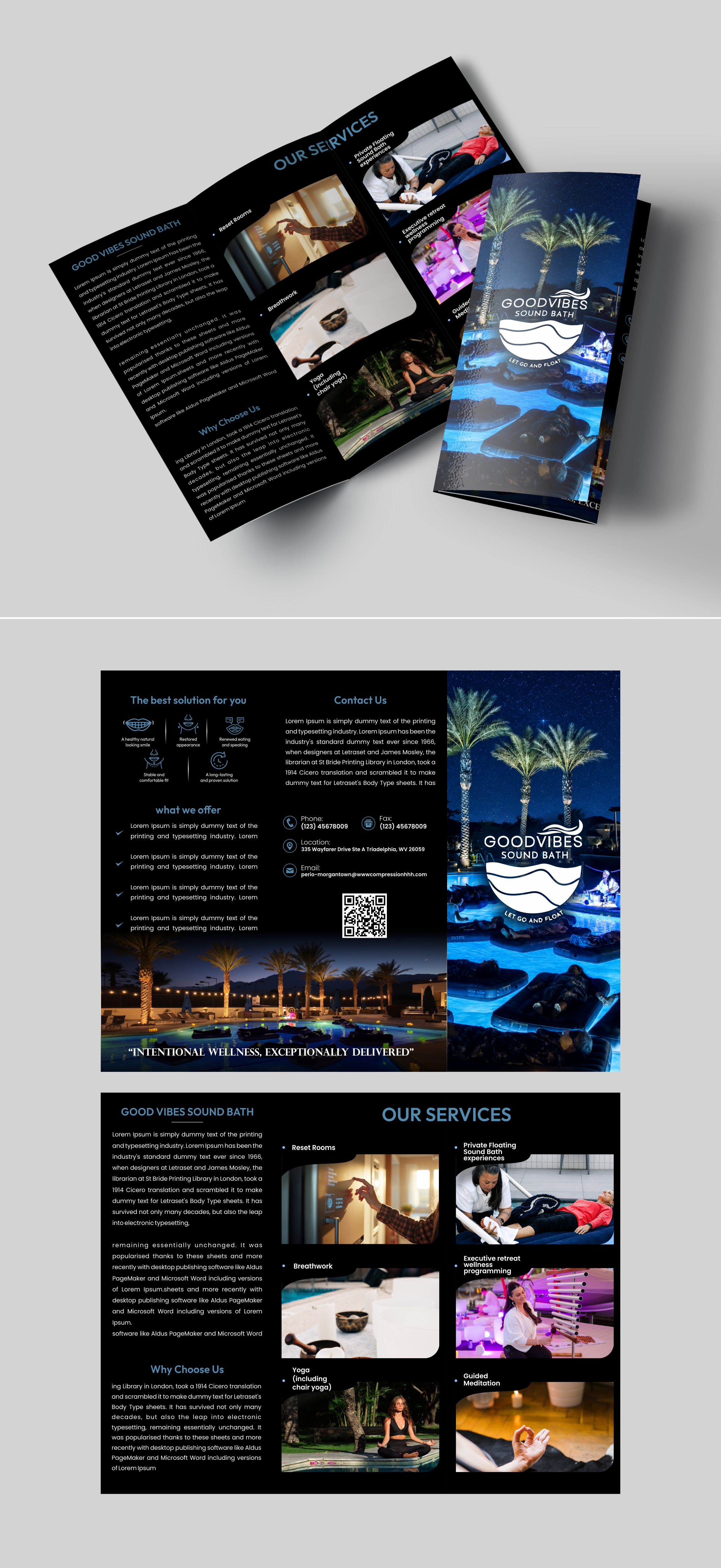 Graphic Design by yusmoker for Good Vibes Sound Bath  | Design #37455130