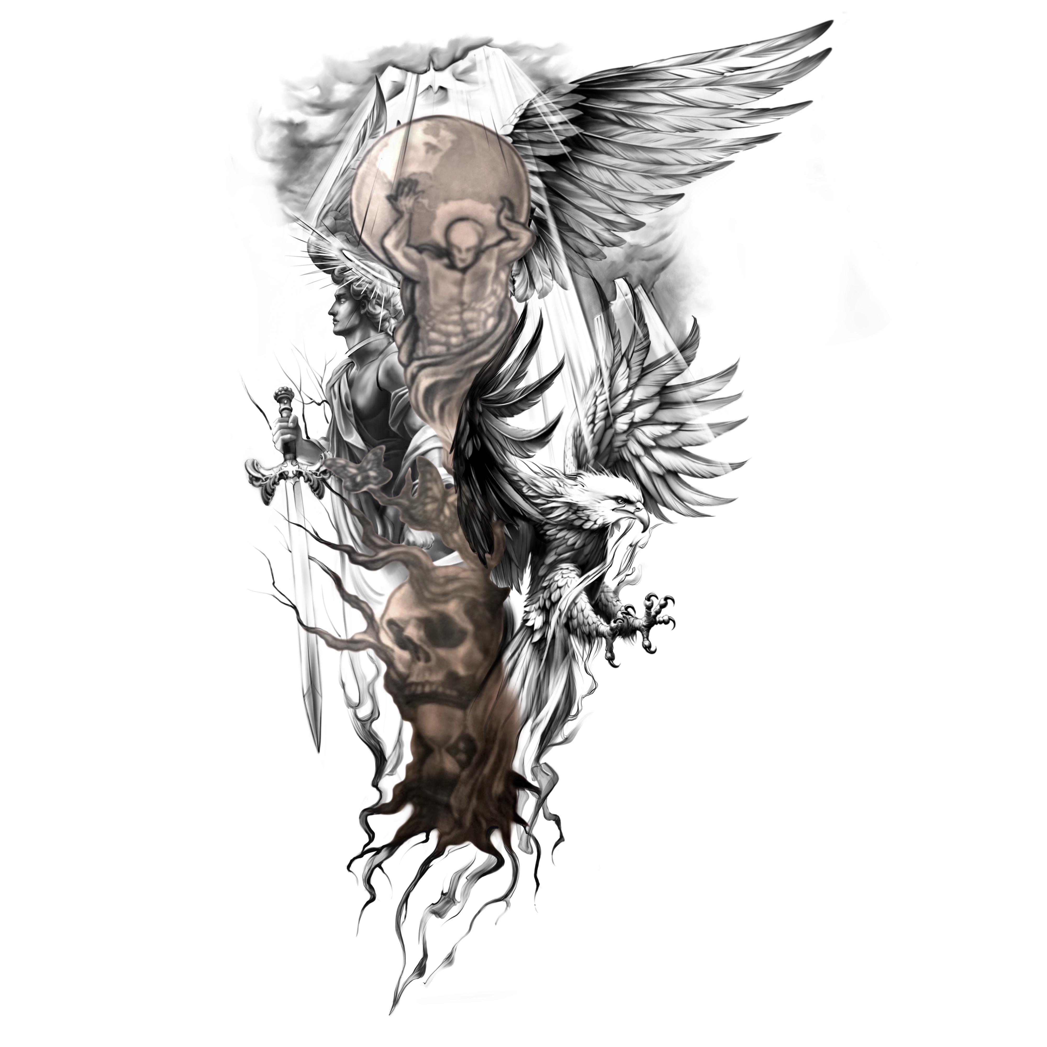 Tattoo Design by Yevhen (Ukrdesign) for this project | Design #37475964
