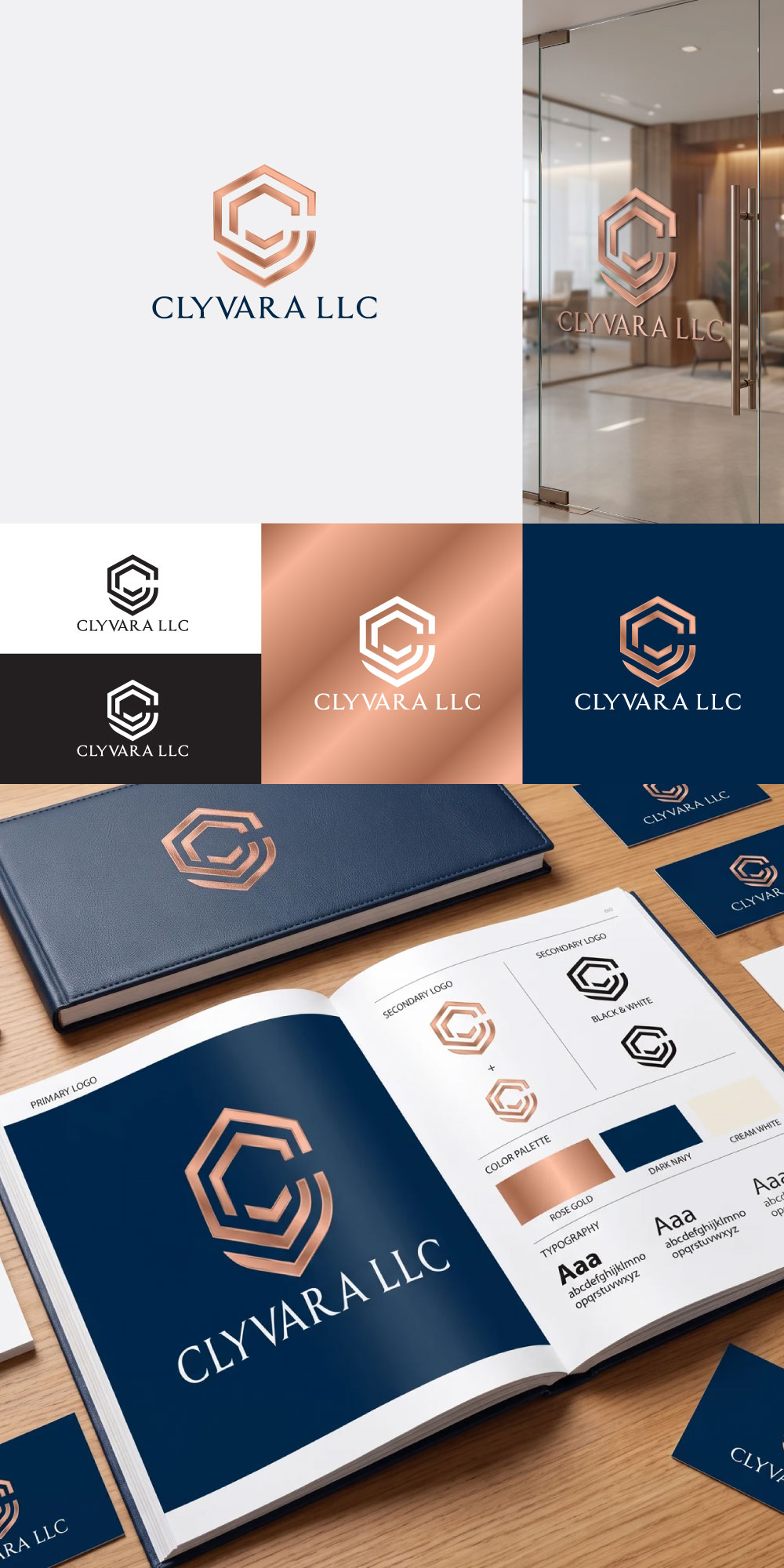 Logo Design by Gol D Roger™ for Clyvara LLC | Design #37468176