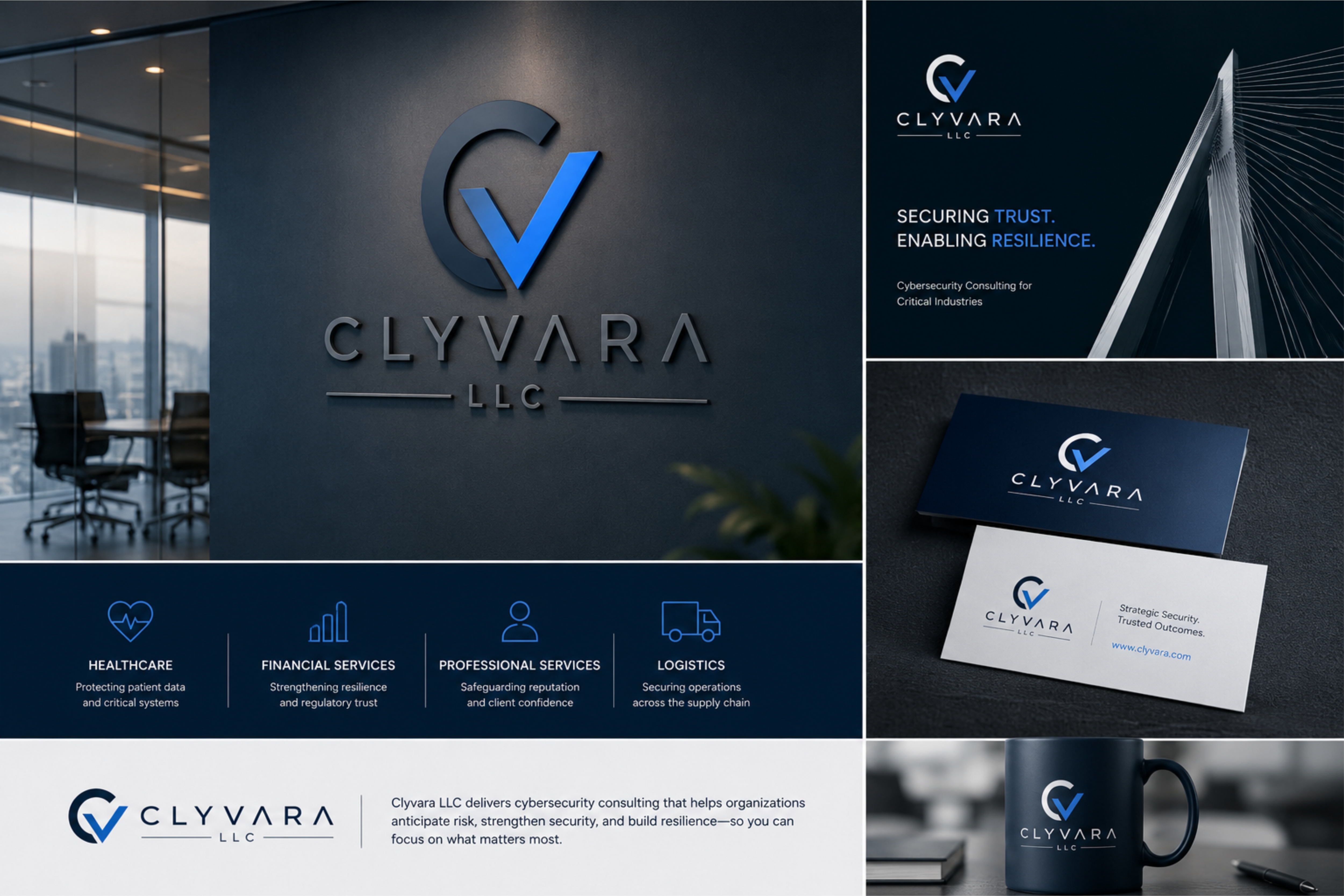 Logo Design by Stone Black for Clyvara LLC | Design #37464090