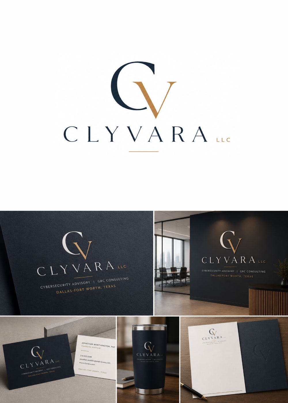 Logo Design by MaishaDesign for Clyvara LLC | Design #37464694