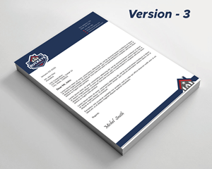 Letterhead Design by Expert Bappy for this project | Design: #37483219