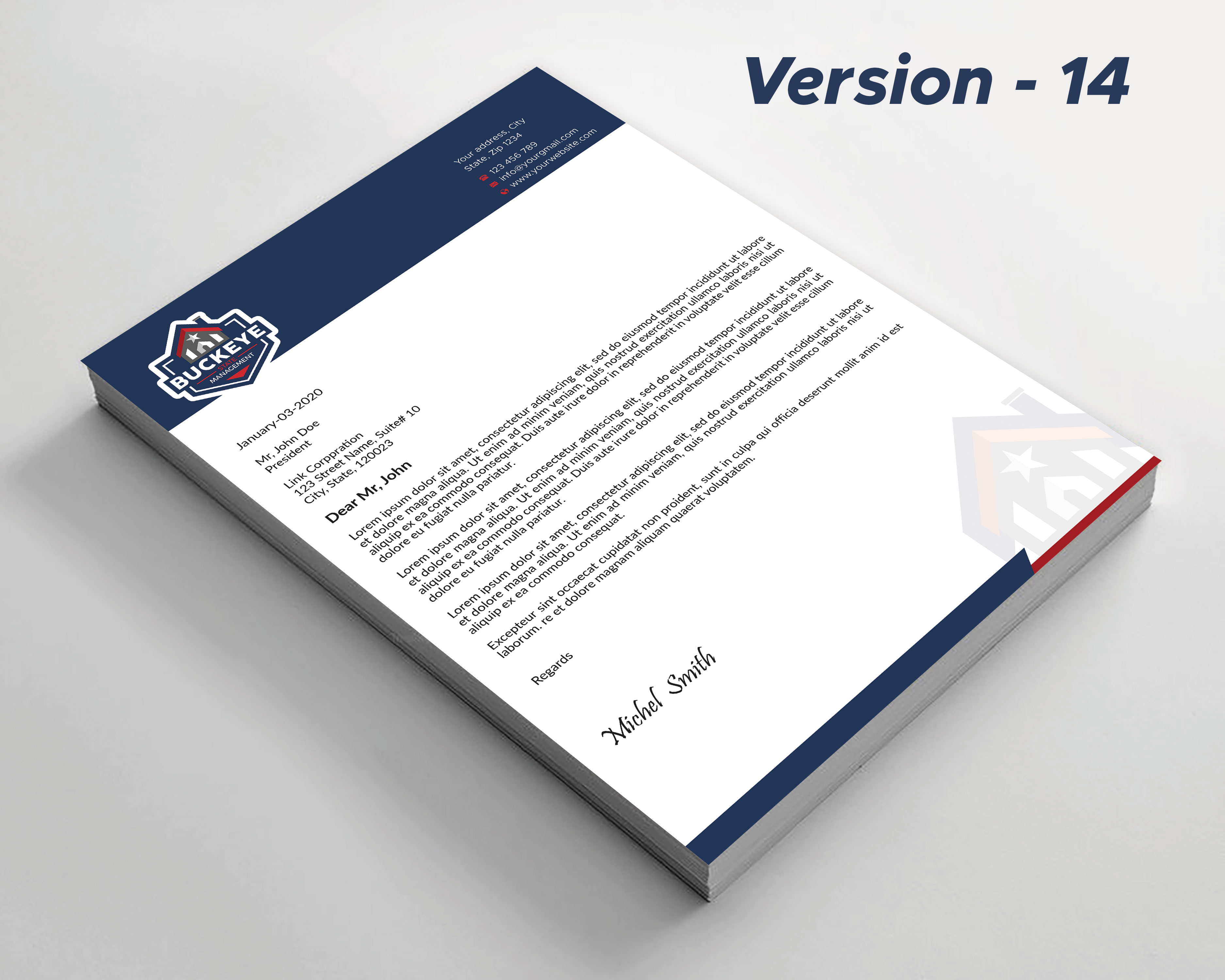 Letterhead Design by Expert Bappy for this project | Design #37483392