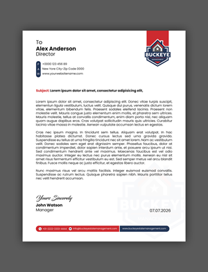 Letterhead Design by debdesign for this project | Design: #37462946