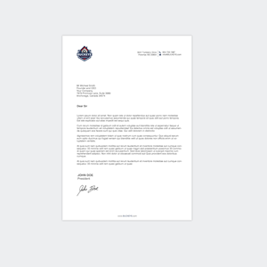 Letterhead Design by chandrayaan.creative for this project | Design: #37461789