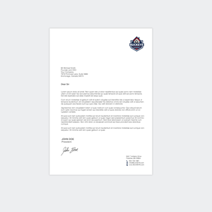 Letterhead Design by chandrayaan.creative for this project | Design: #37461791