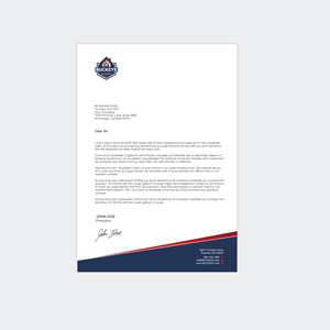 Letterhead Design by chandrayaan.creative for this project | Design: #37461874