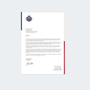 Letterhead Design by chandrayaan.creative for this project | Design: #37461875