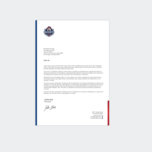 Letterhead Design by chandrayaan.creative for this project | Design: #37461876