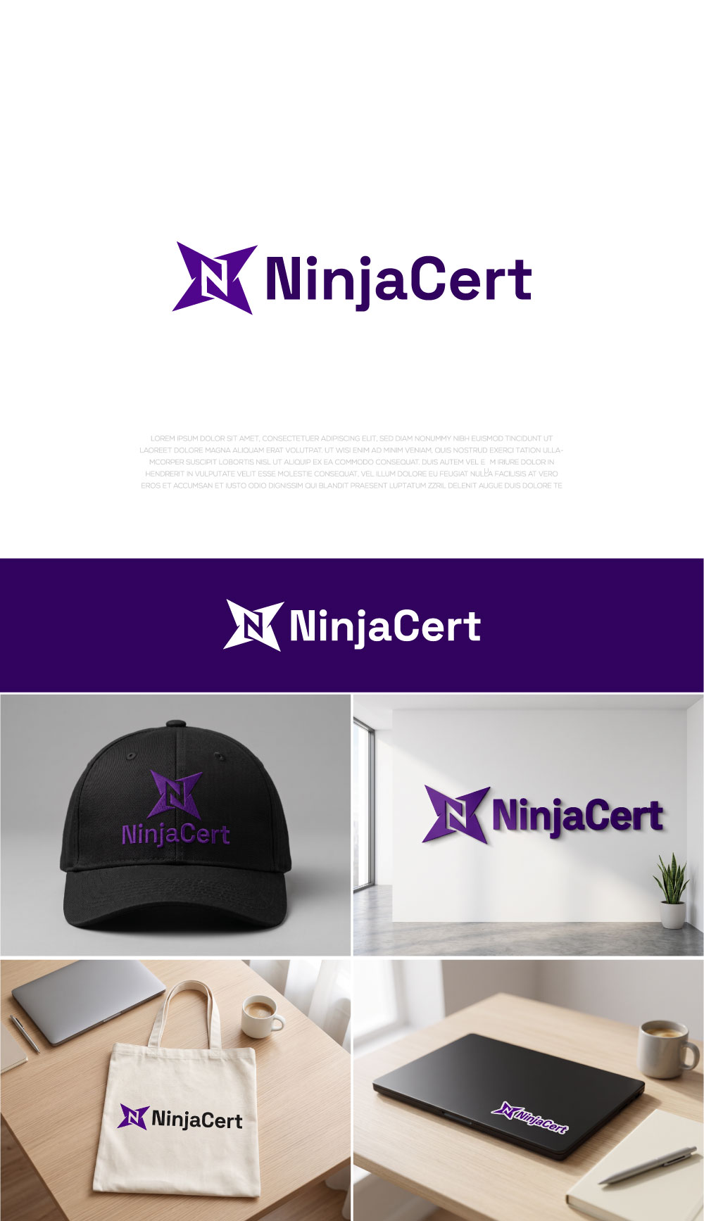 Diseño de Logo por LogoEon para NinjaCert, LLC | Diseño #37465877