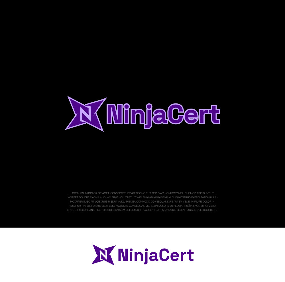 Logo Design by LogoEon for NinjaCert, LLC | Design #37469700