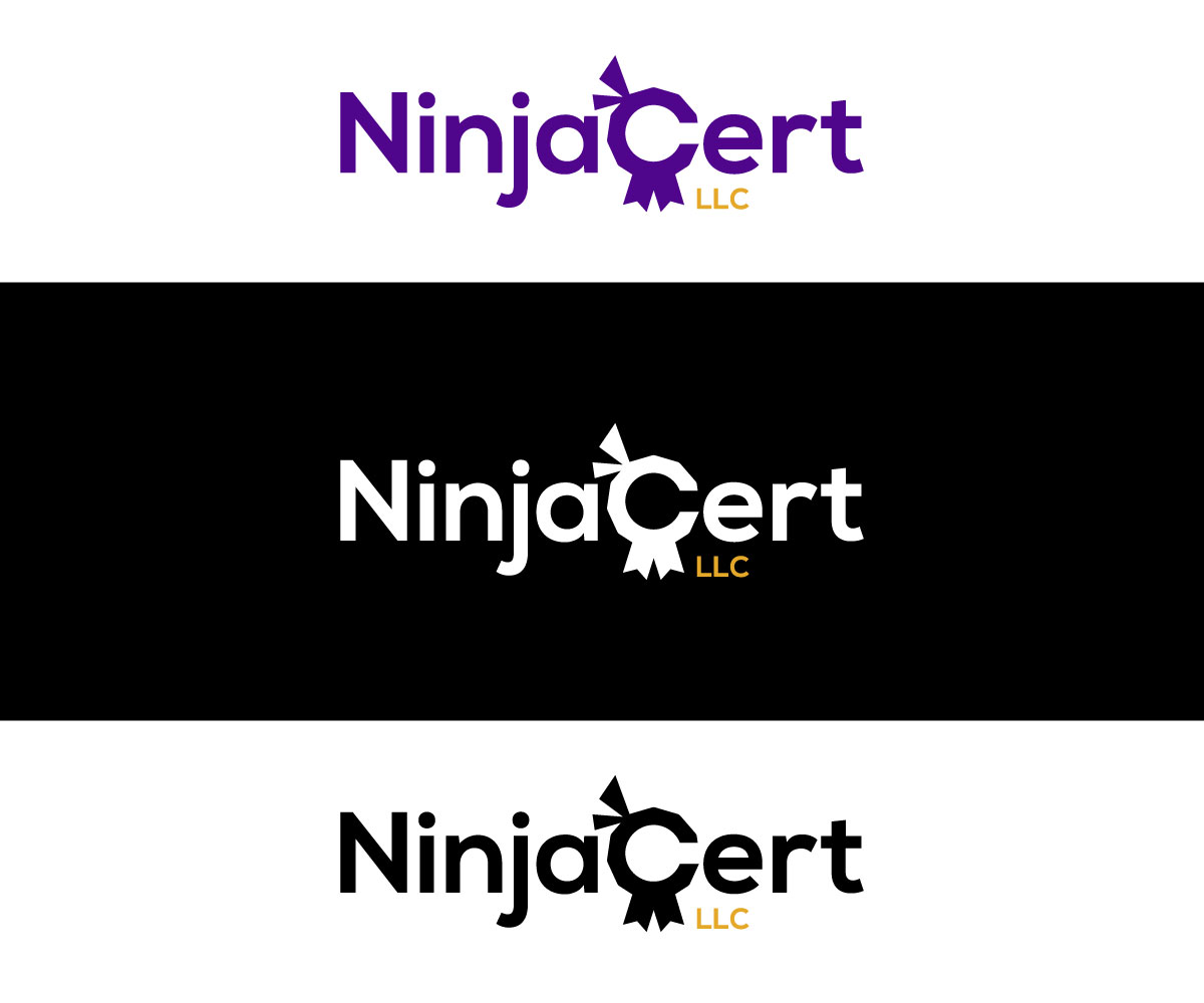 Logo Design by jonkonrad for NinjaCert, LLC | Design #37468119