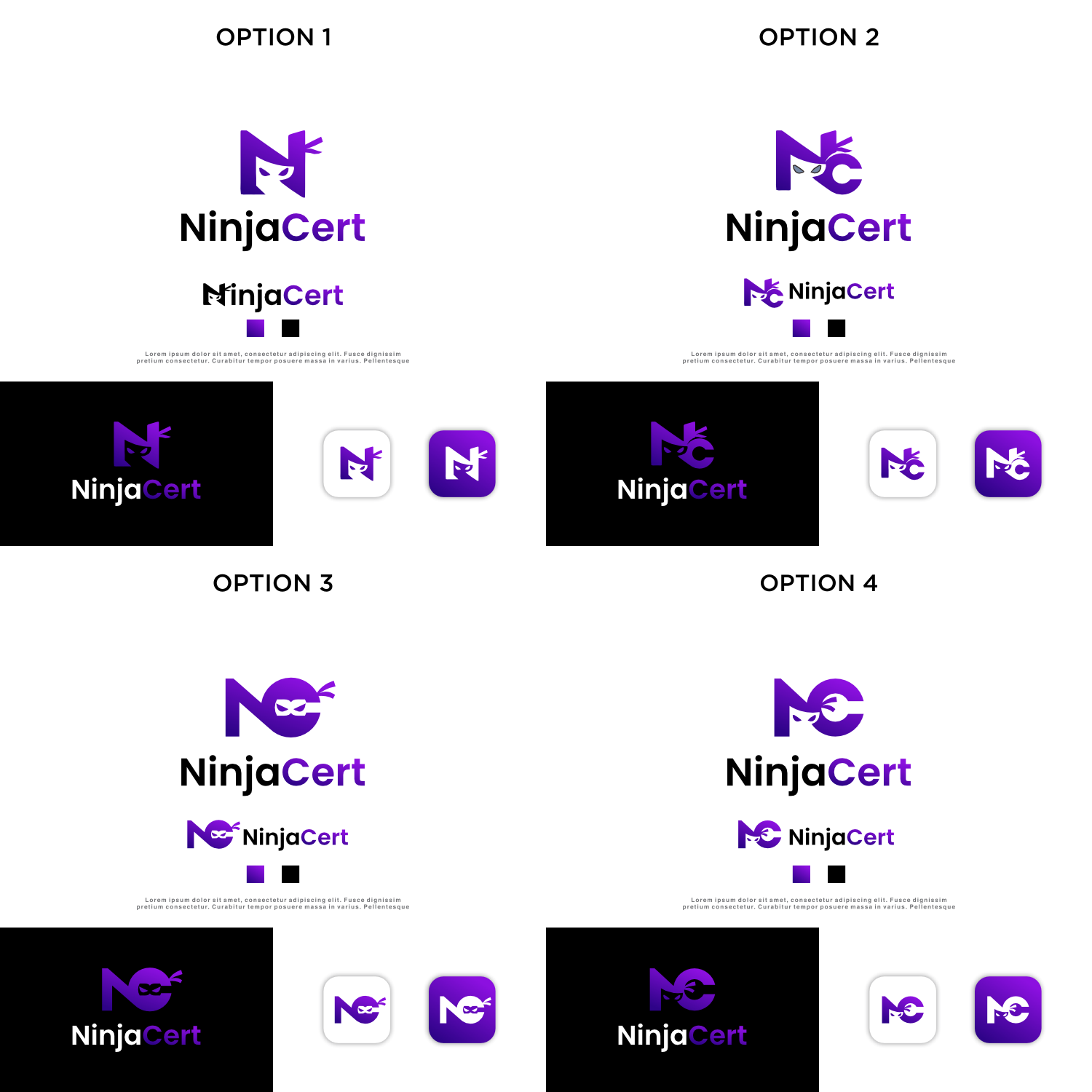 Logo Design by Milds for NinjaCert, LLC | Design #37466552